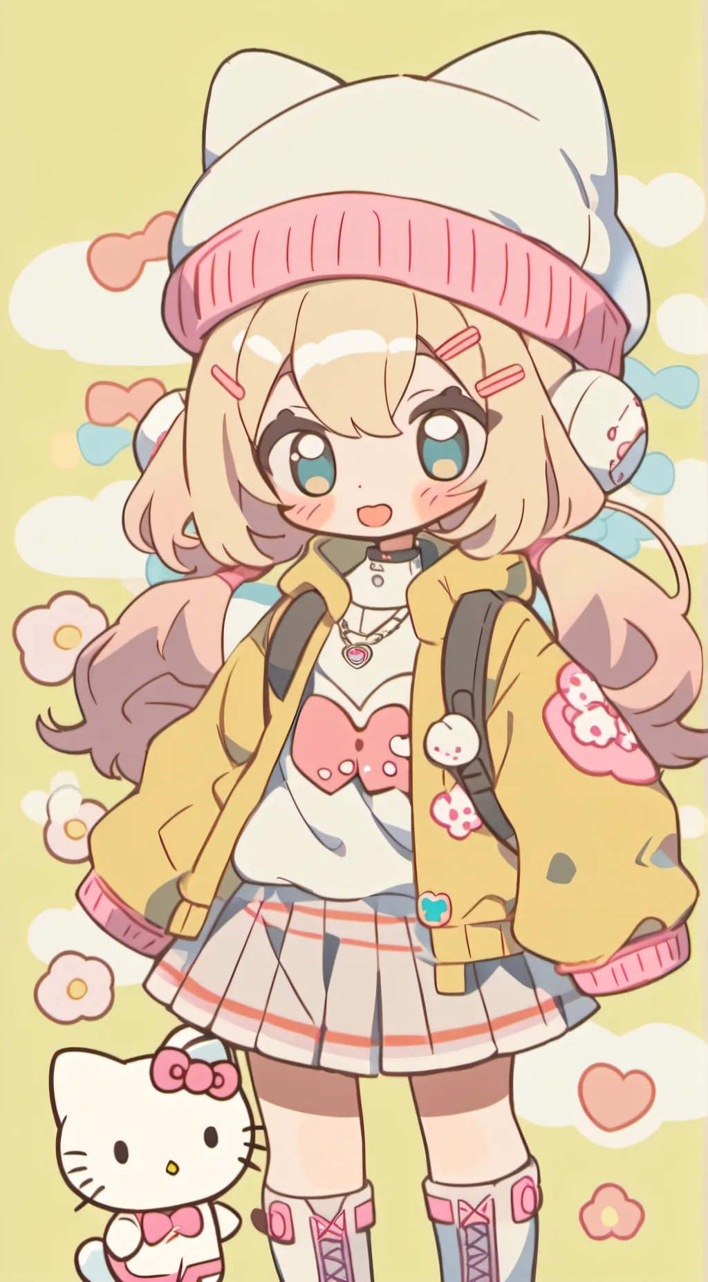 ai character: ♡○•Valentine•○♡ background