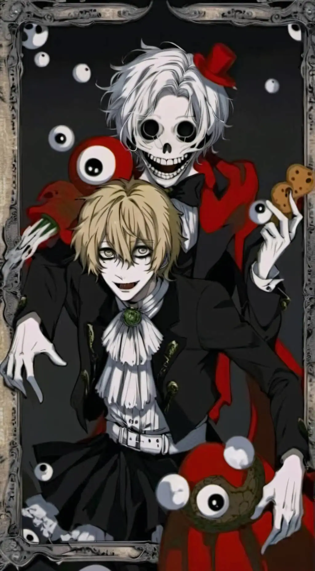 ai character: creepy pasta  background