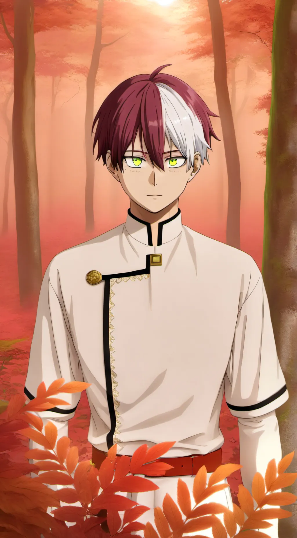 ai character: MHA x Hunger Games background