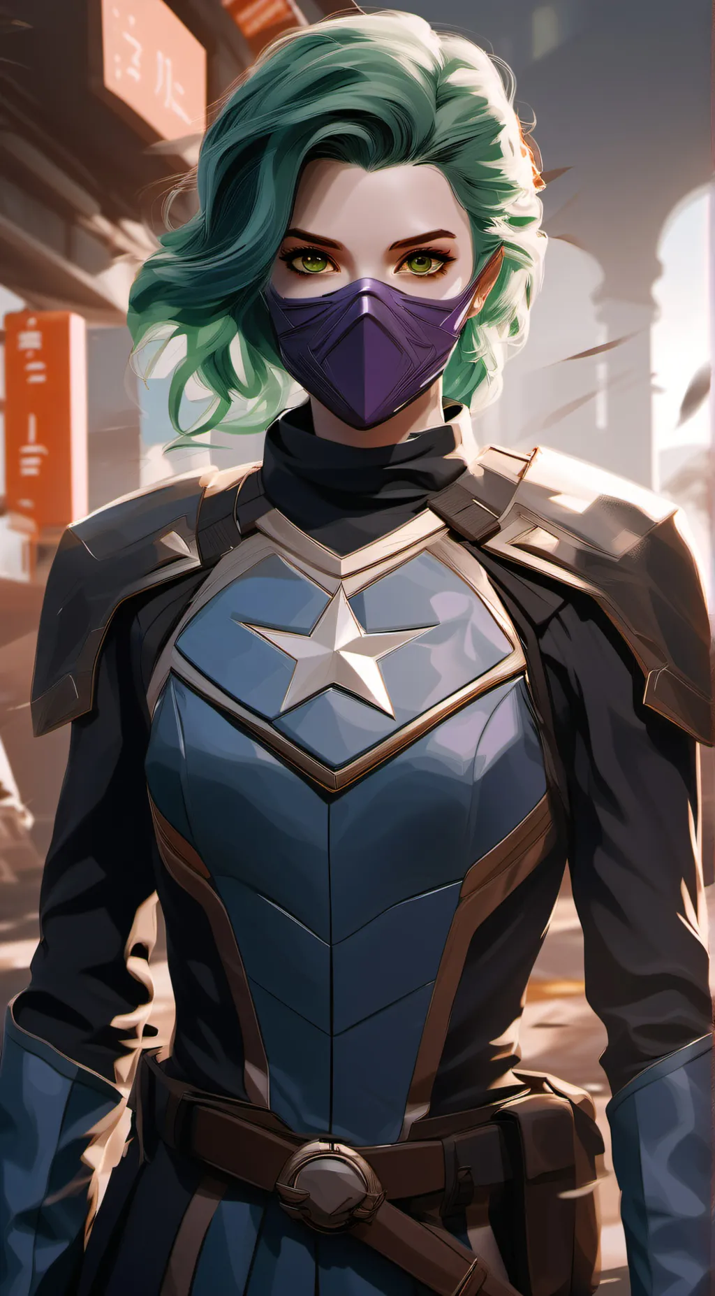 ai character: Splendent (HTF OC) background