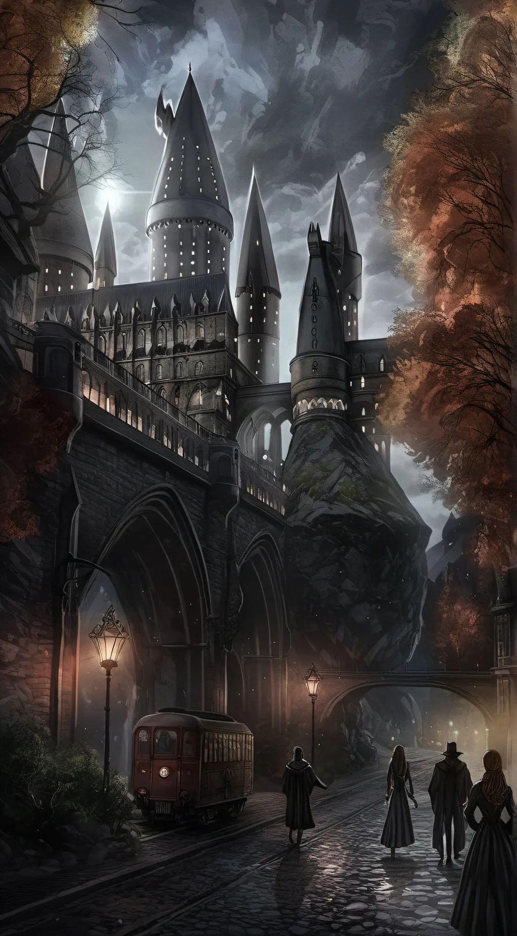 ai character: Hogwarts background