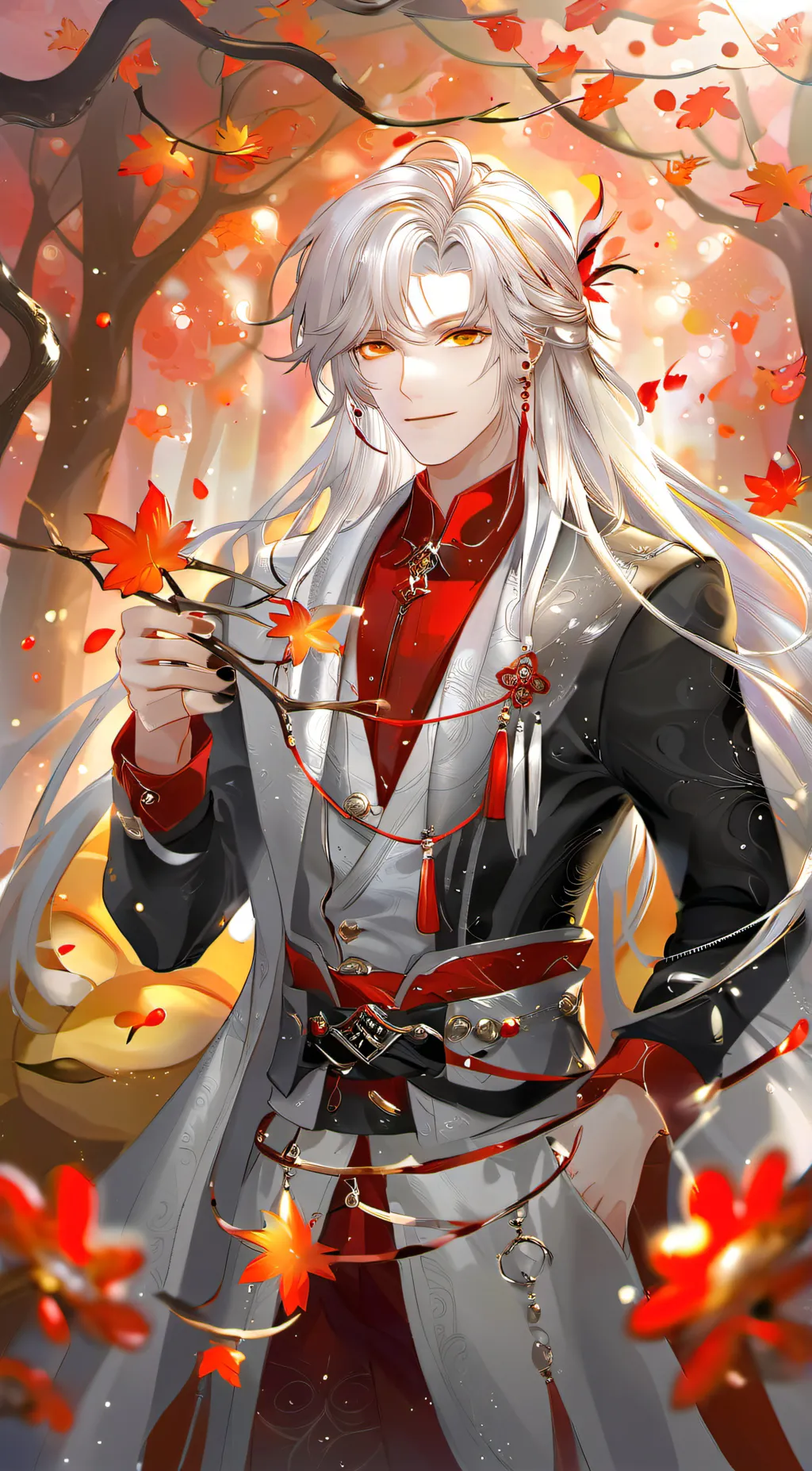 ai character: Focuse background