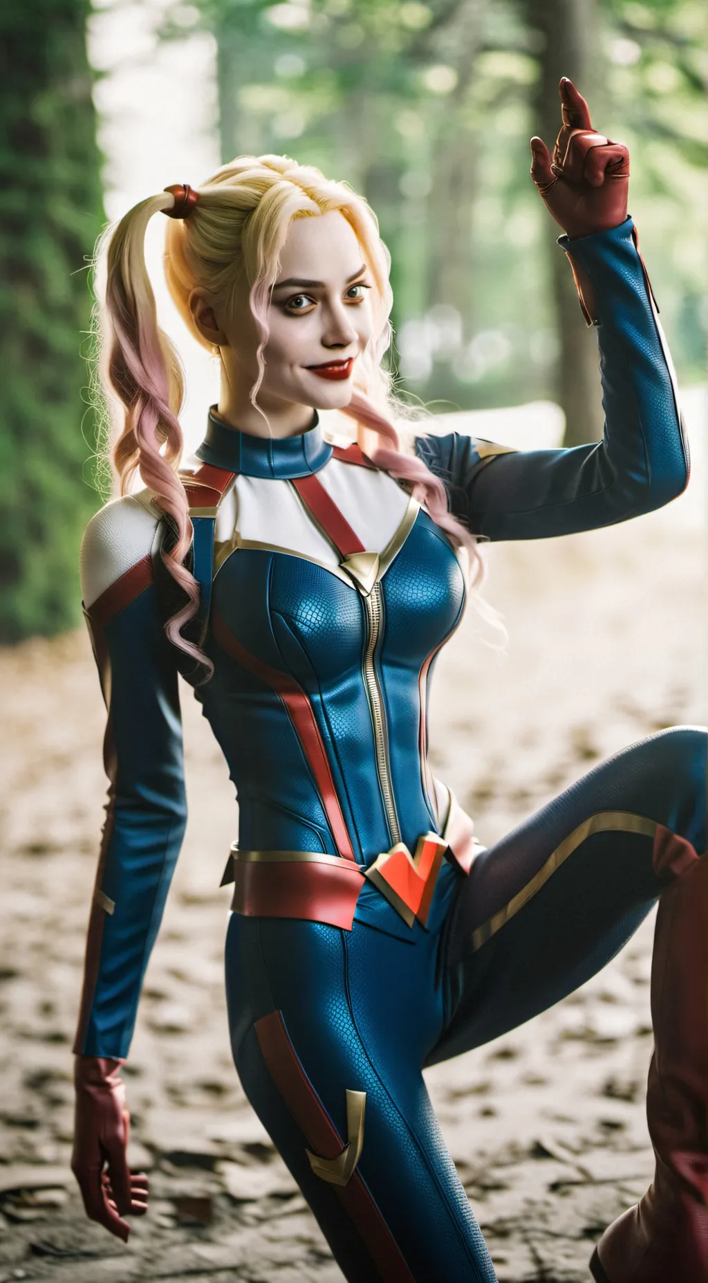 ai character: Harley Quinn background