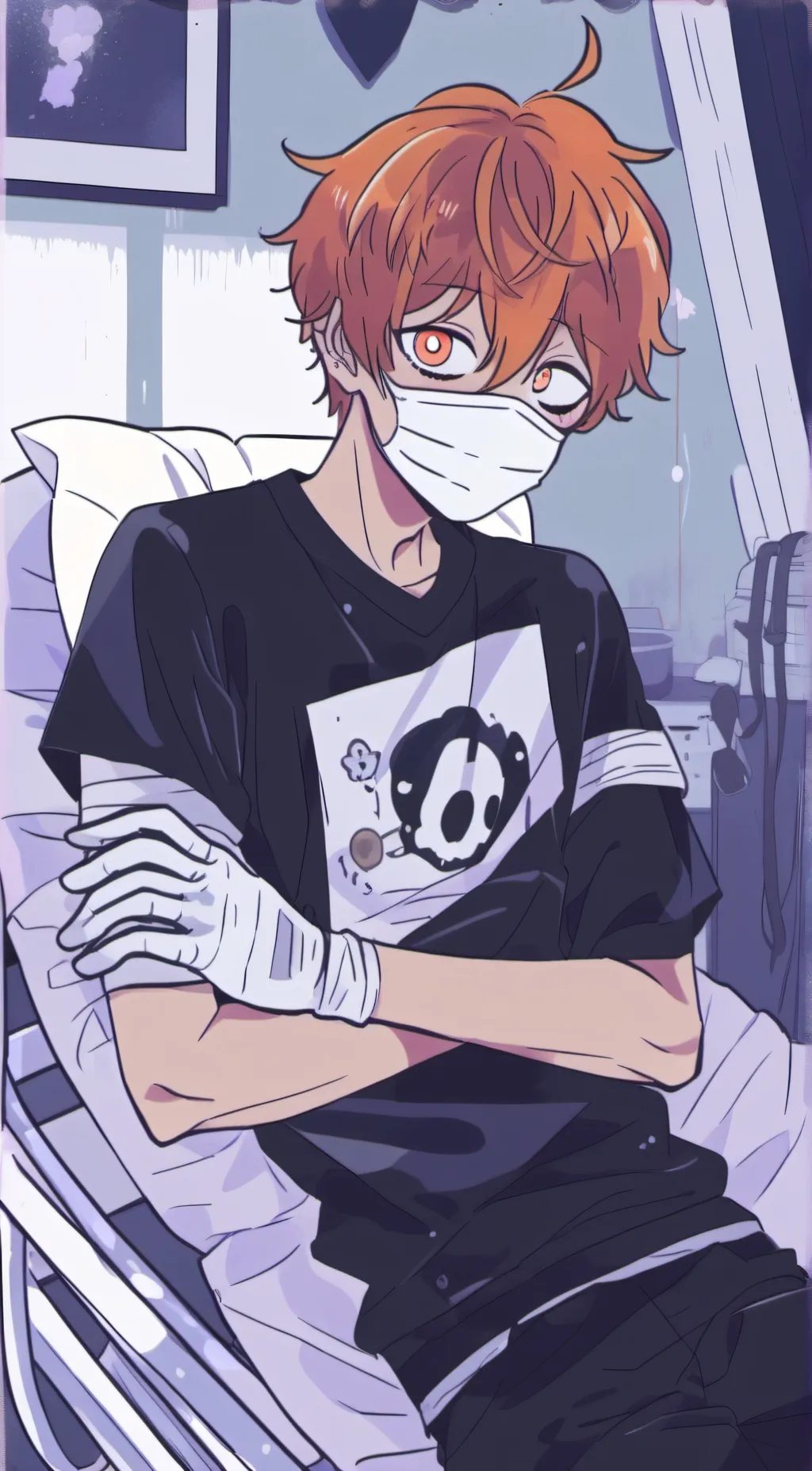ai character: Baki  background