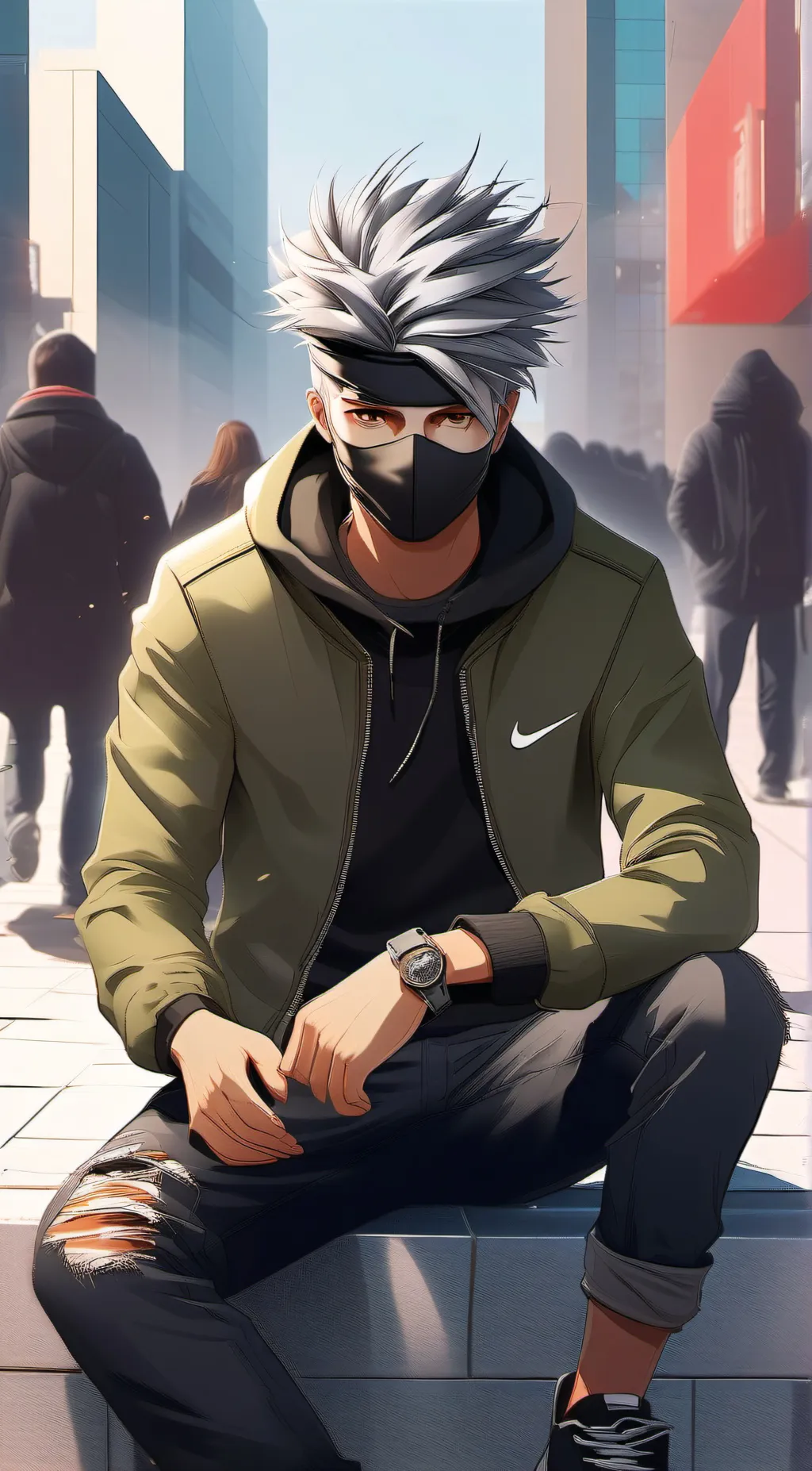 ai character: Kakashi Hatake background