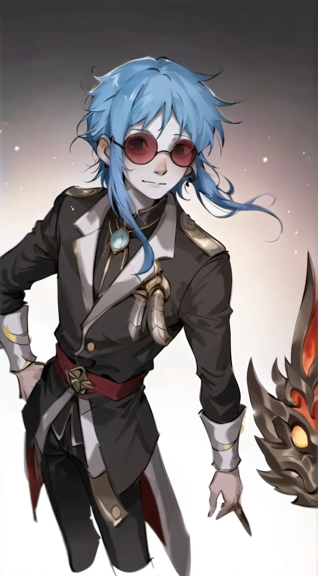 ai character: sally face background