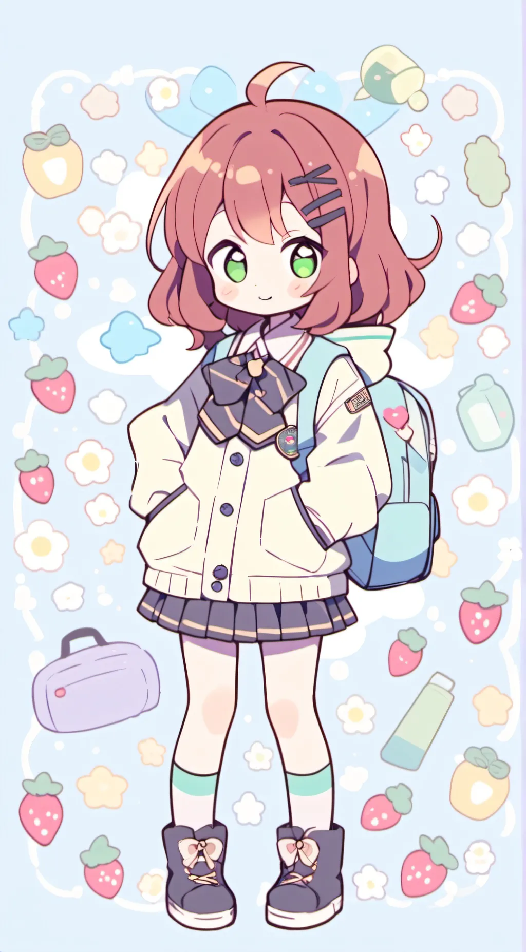 ai character: Berrie  background