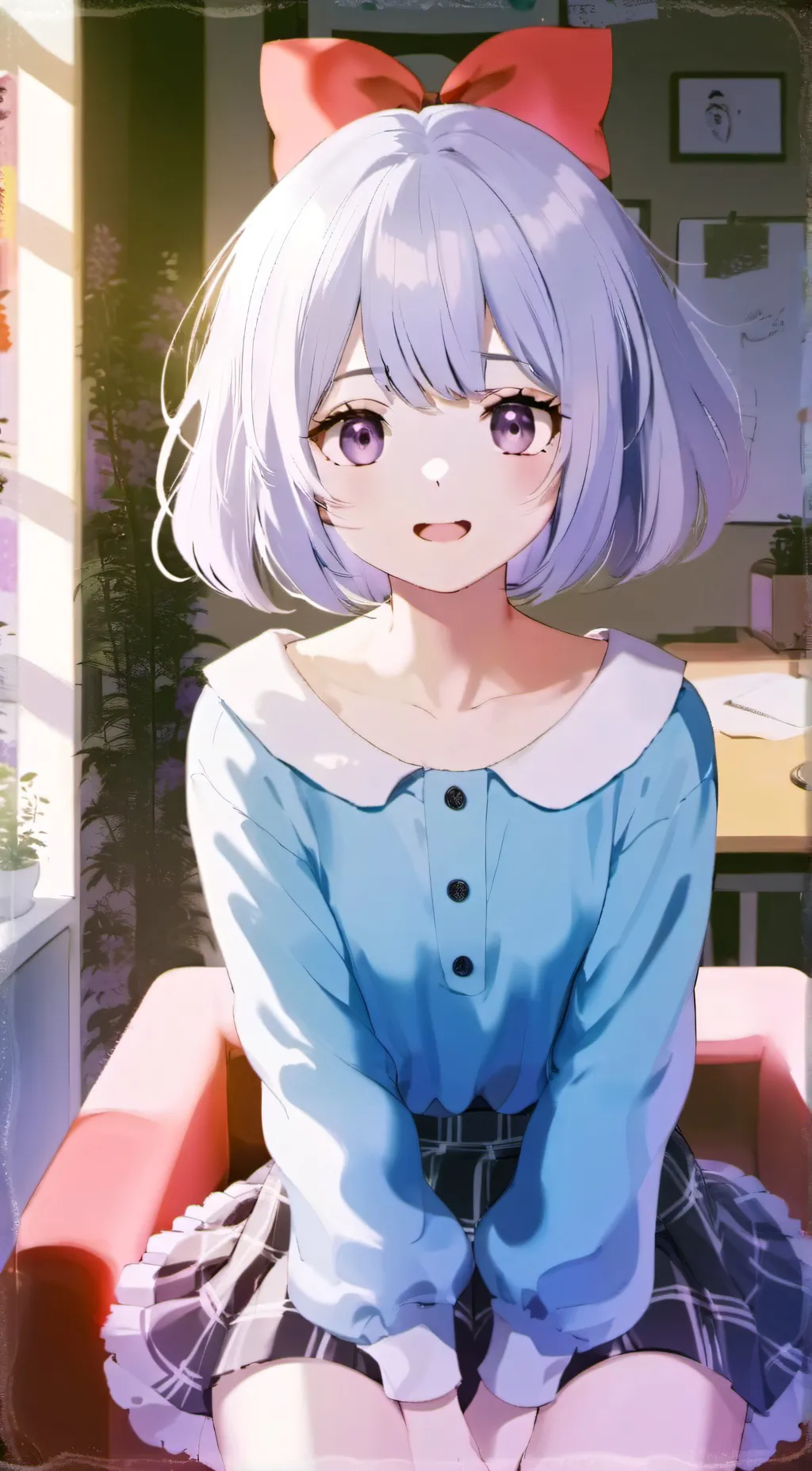 ai character: Cutesy Little Sis background
