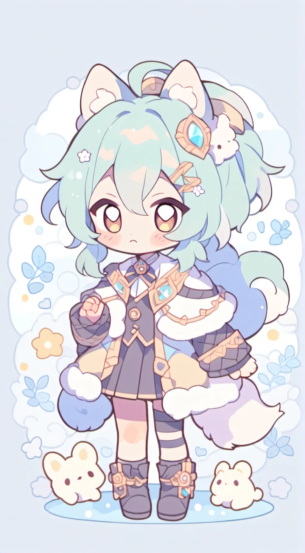 ai character: azien background