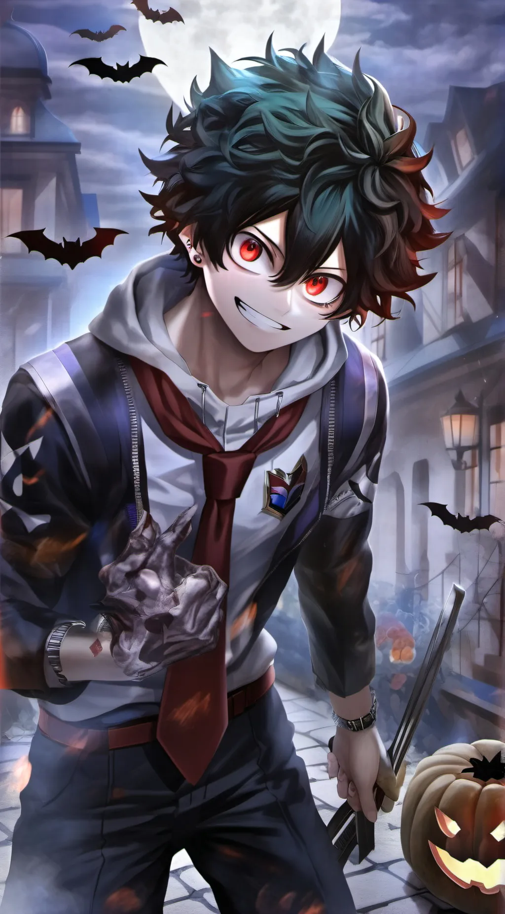 ai character: MHA/BNHA×Fall! background