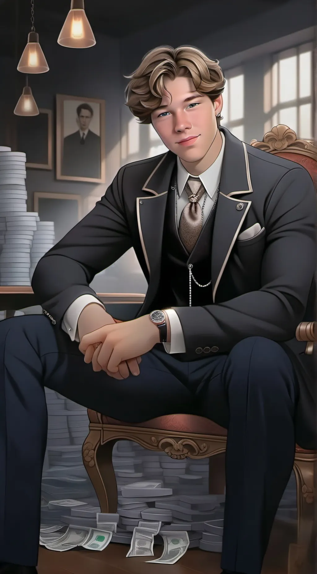 ai character: Edvin background
