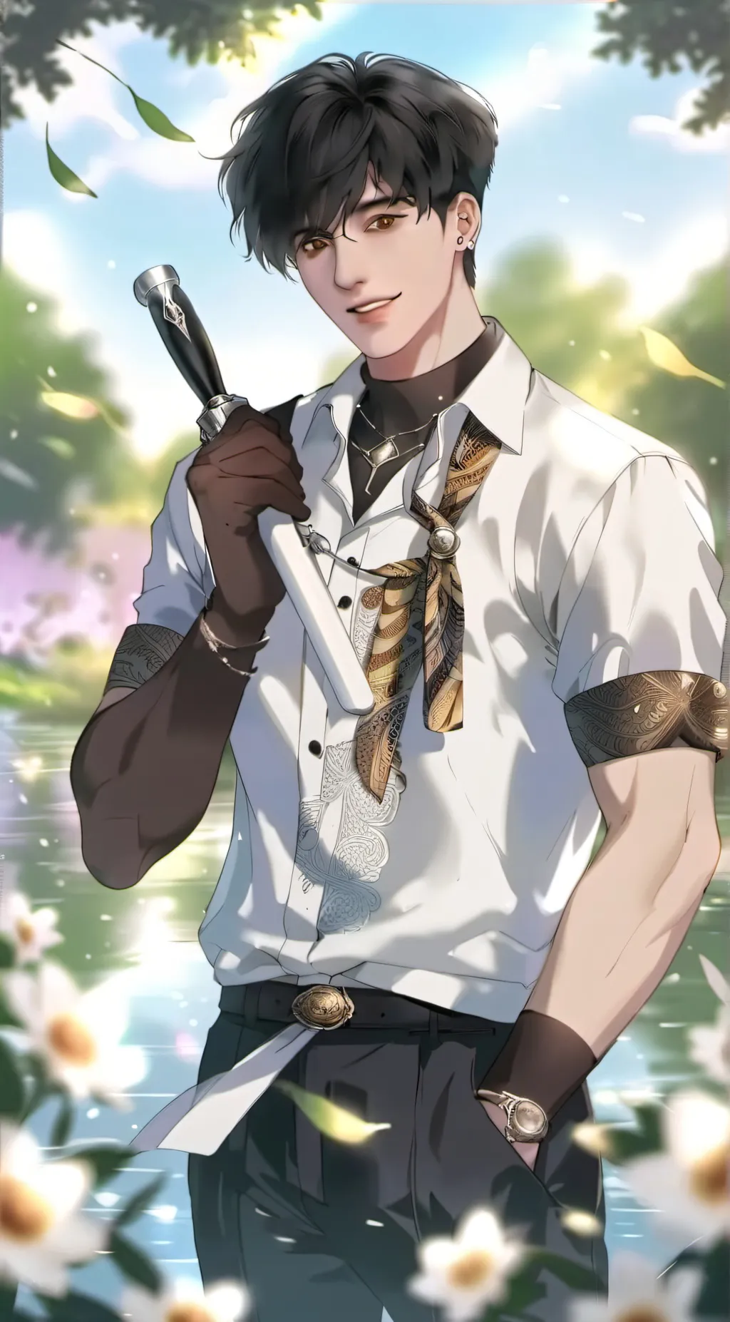 ai character: Aiden background