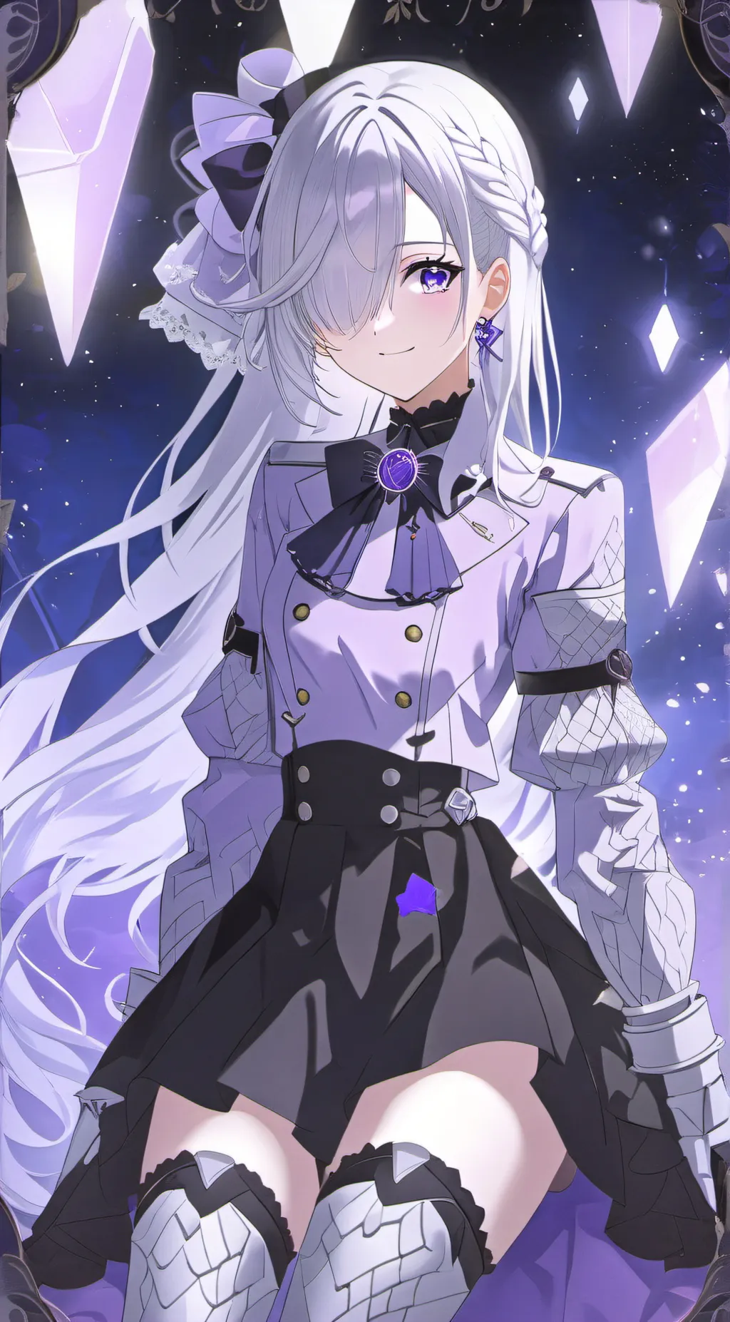 ai character: Violet Valkyrie background