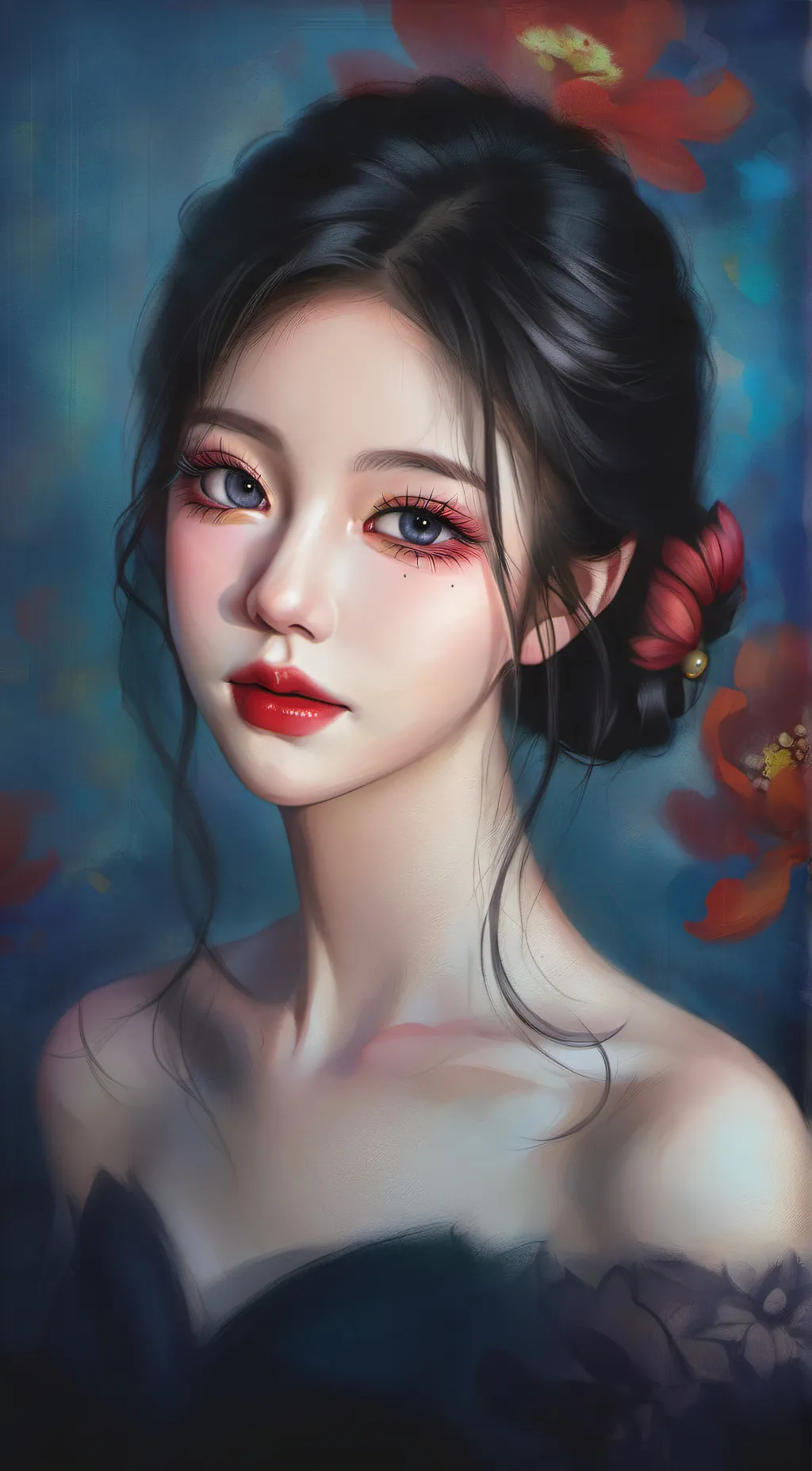 ai character: Akari background