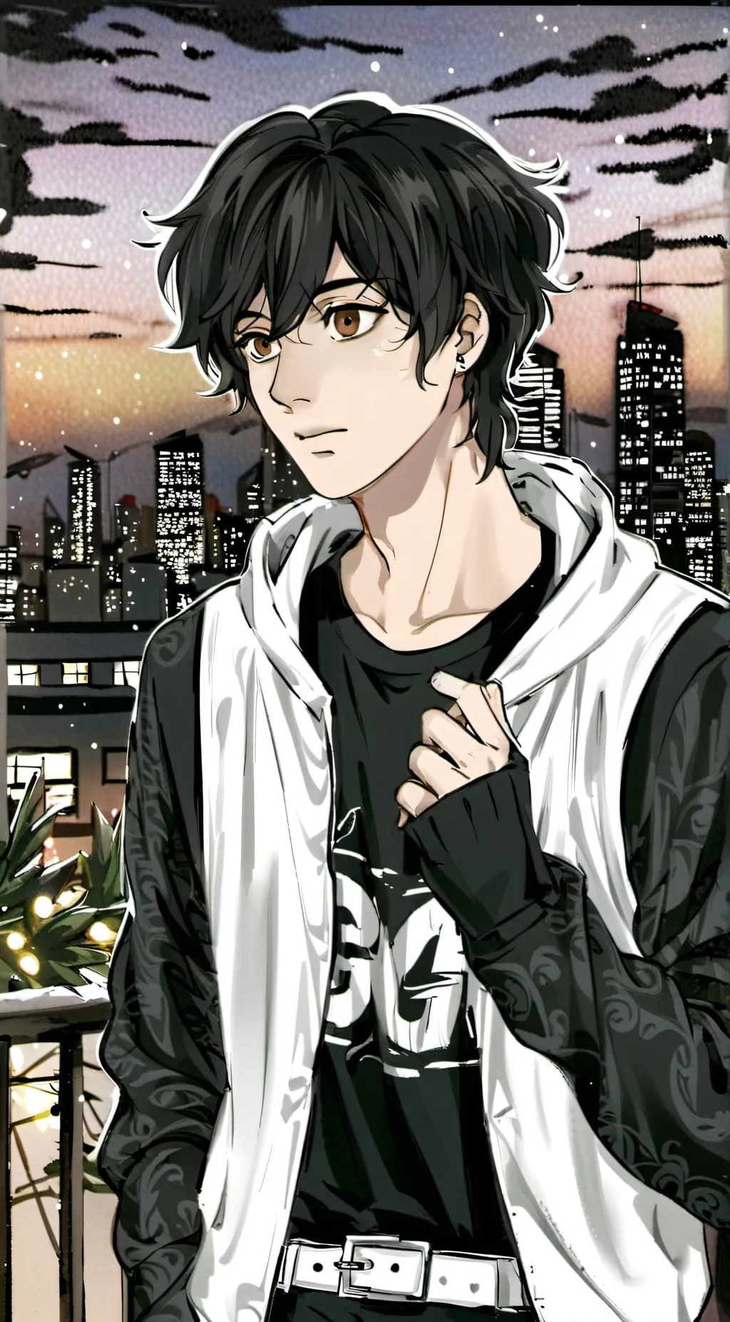 ai character: Ash background