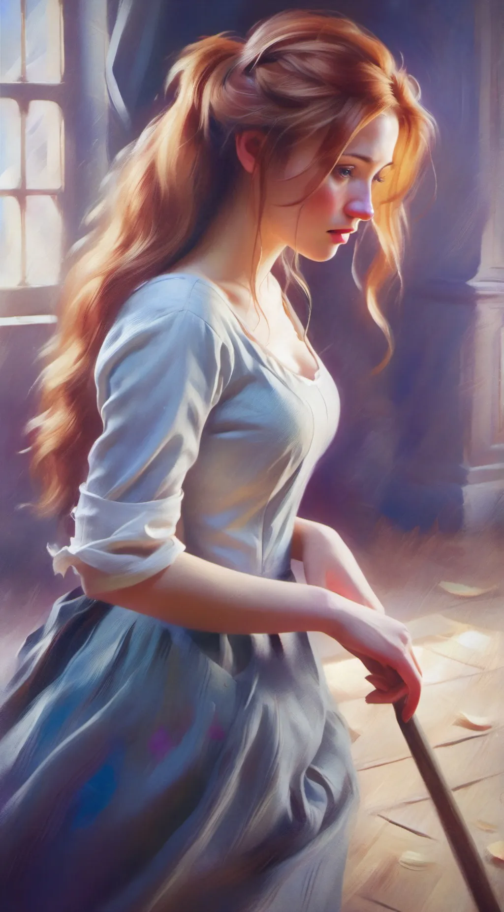 ai character: Cinderella background