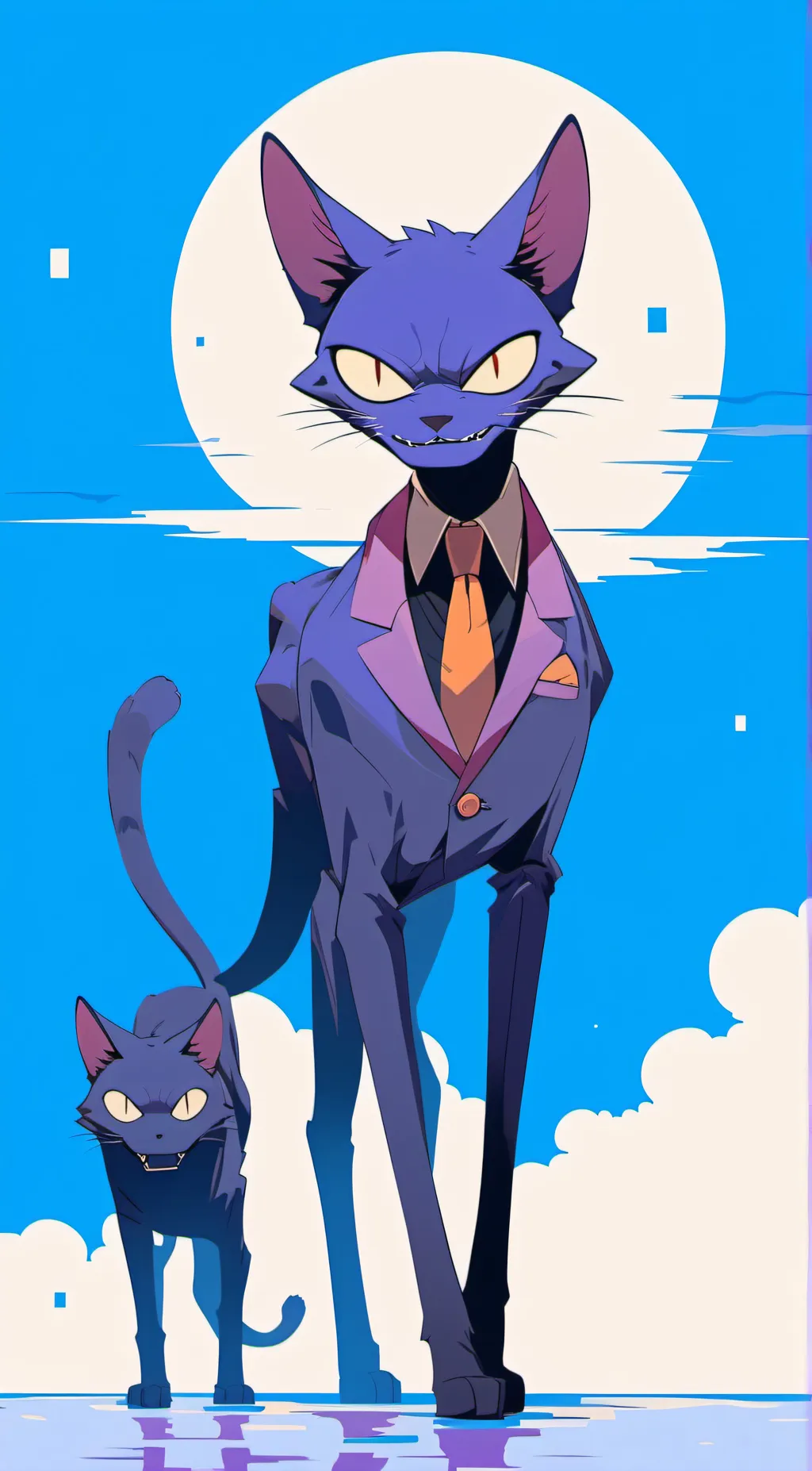 ai character: Catnap background