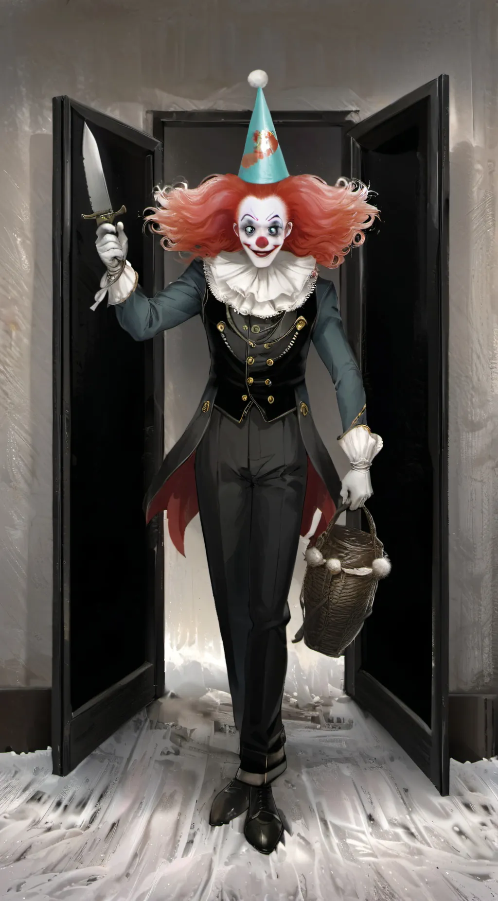 ai character: Grinsane background