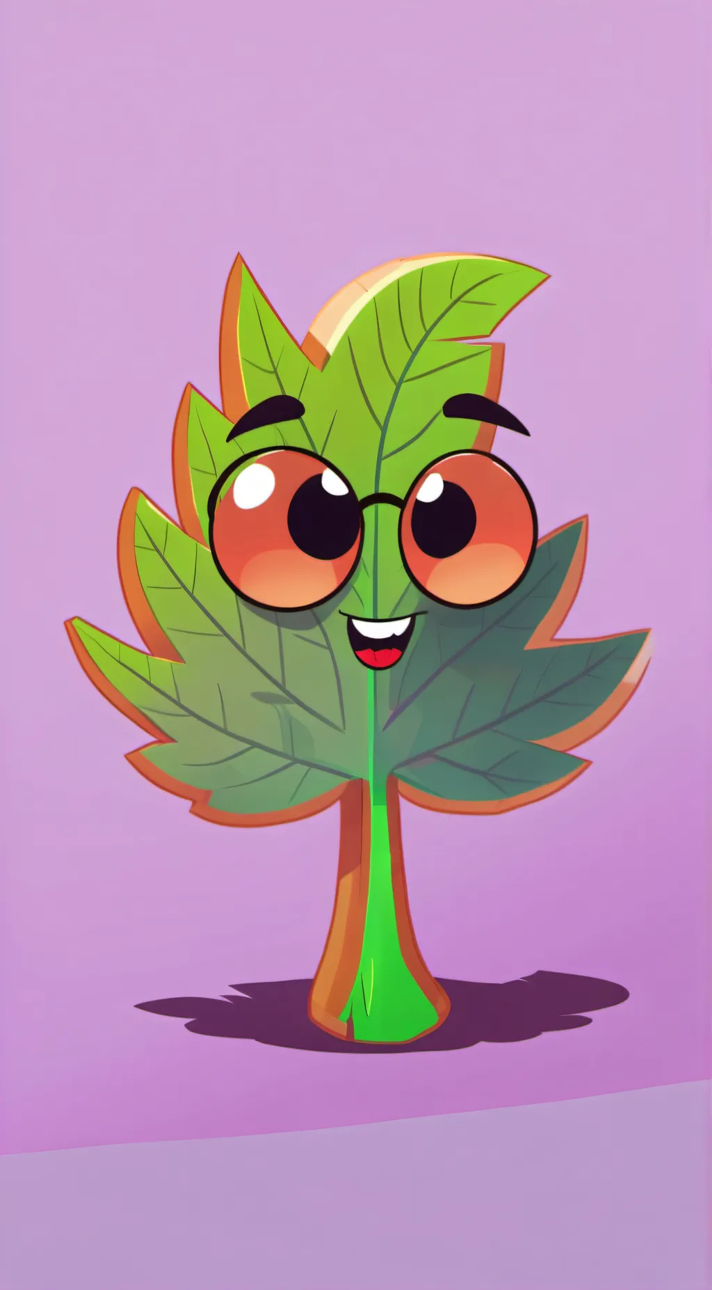 ai character: Leafy<3 background