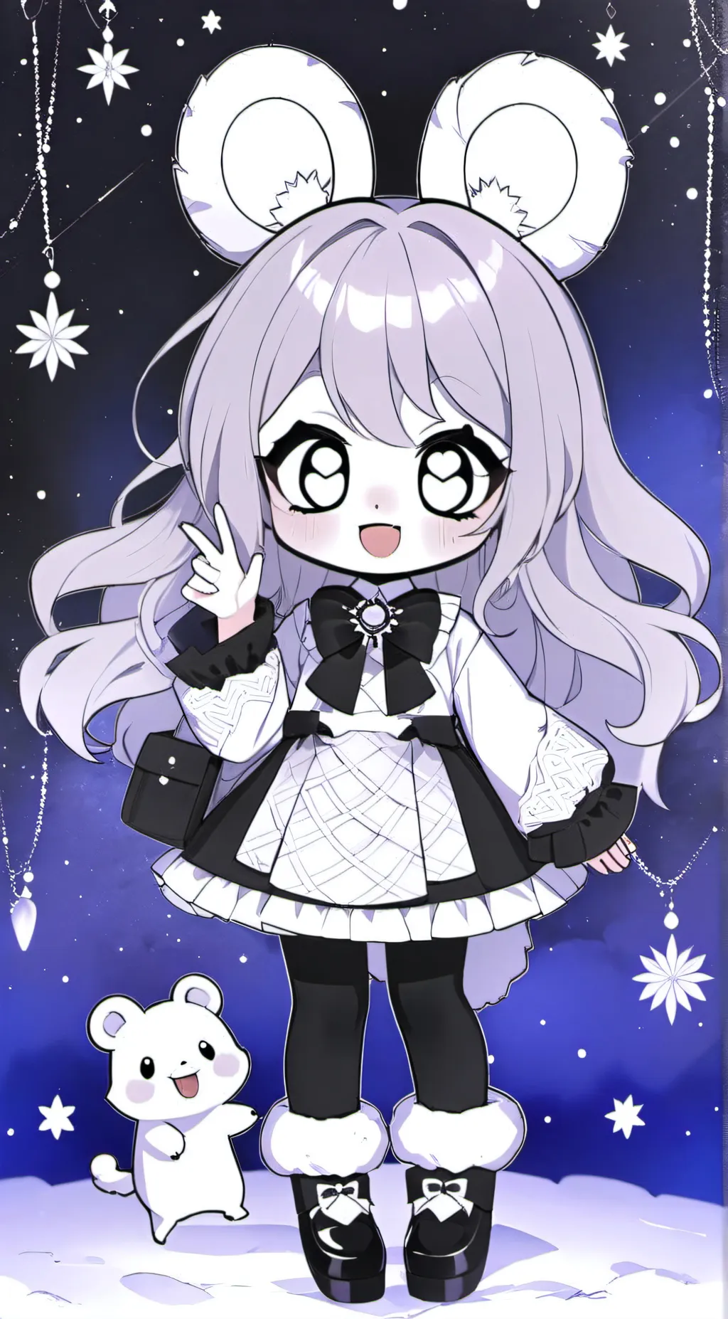 ai character: penny bunny background