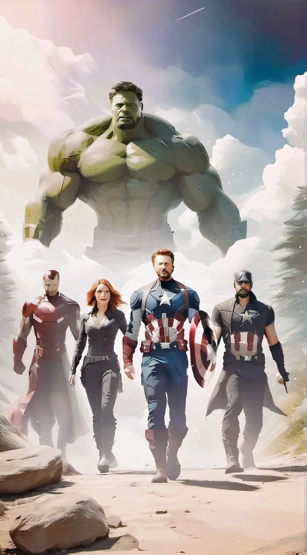 ai character: Avengers background