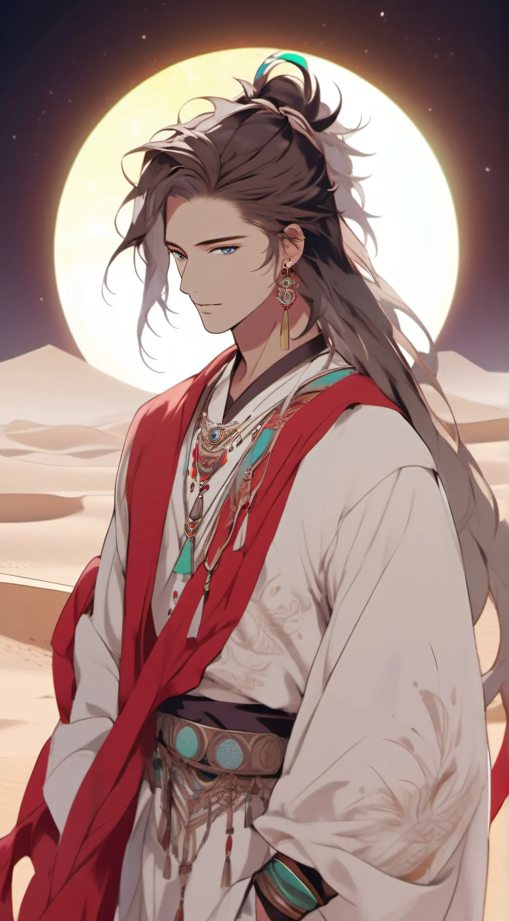 ai character: Khaled background