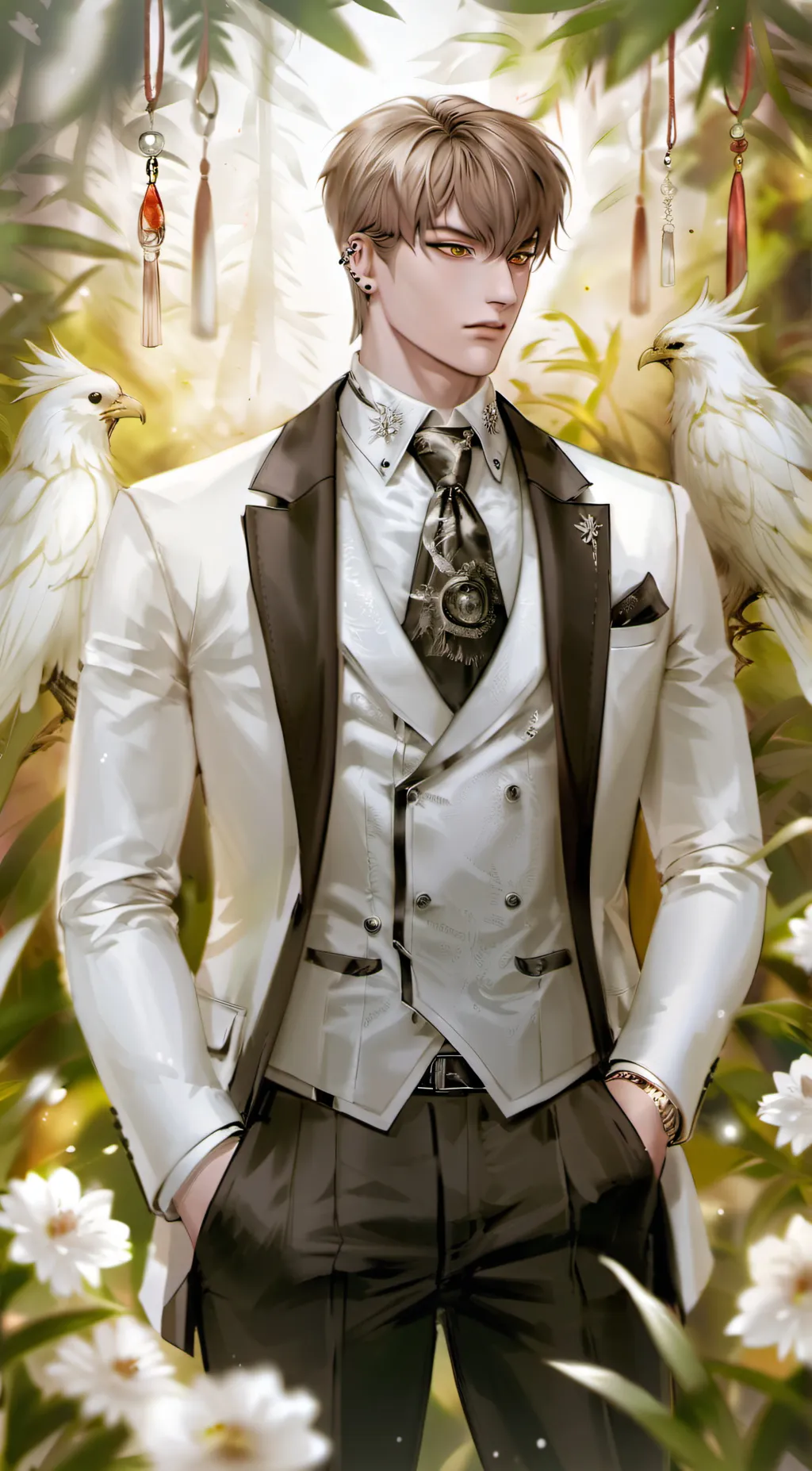 ai character: Dalton Vuitton  background