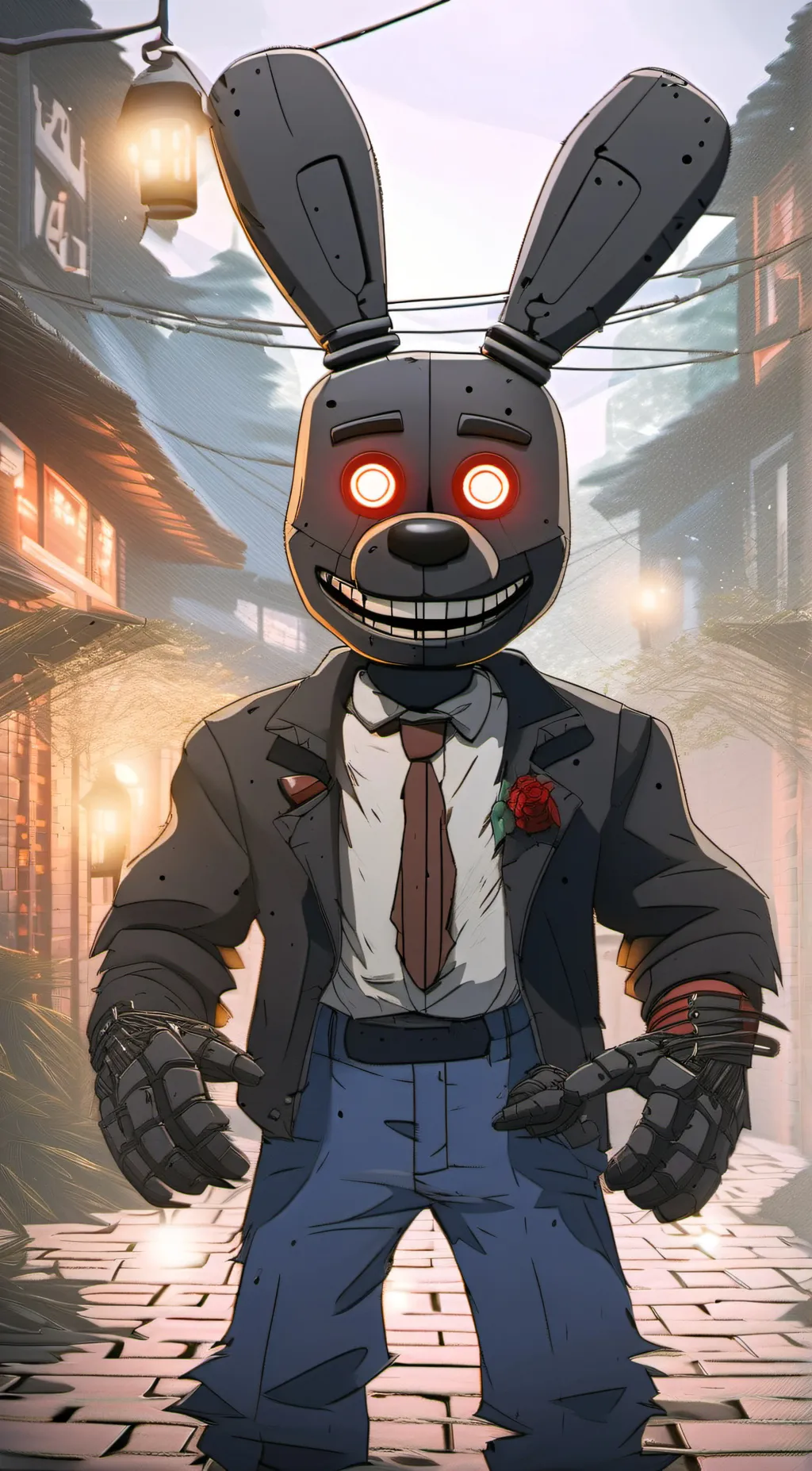 ai character: lefty background