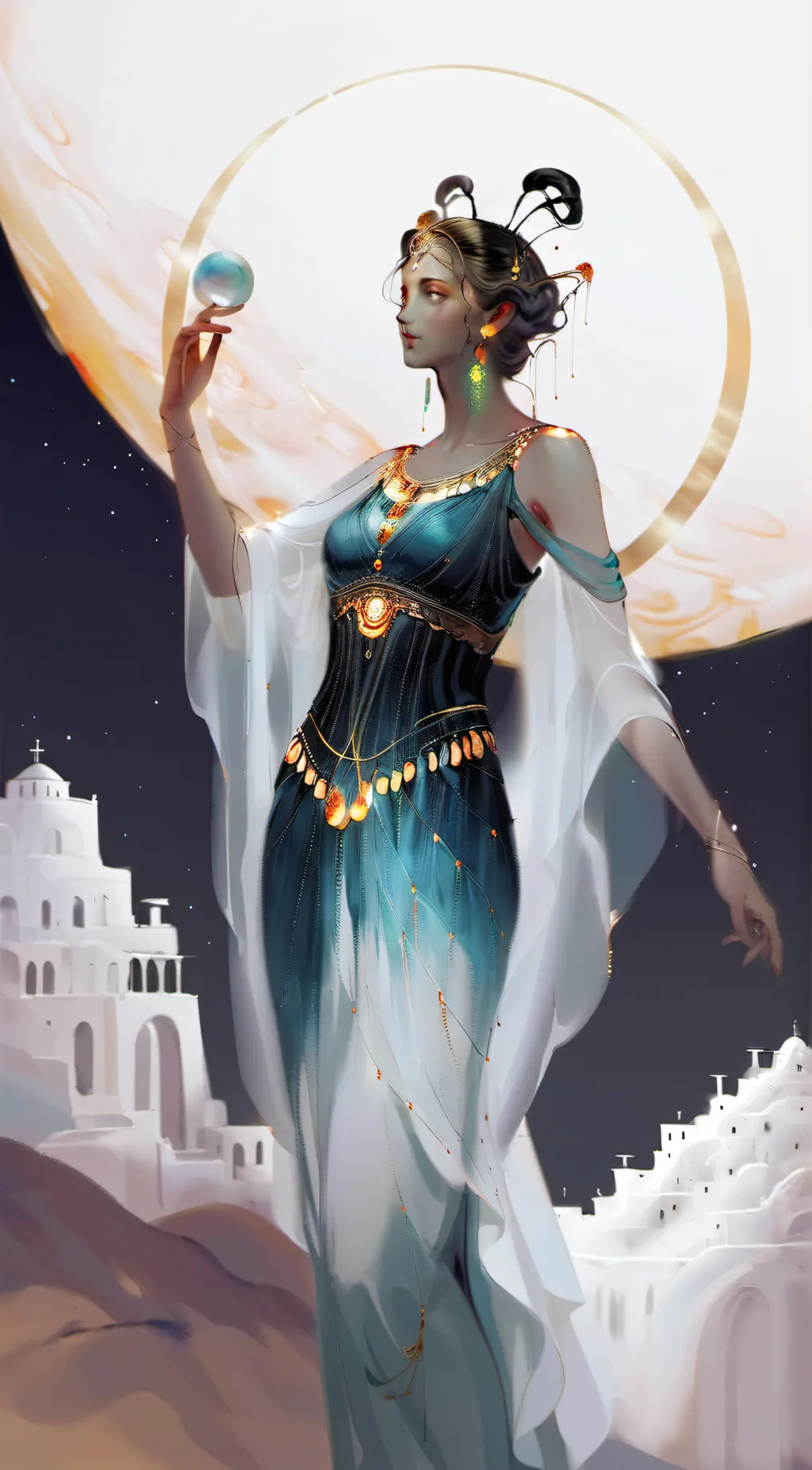 ai character: olympus background