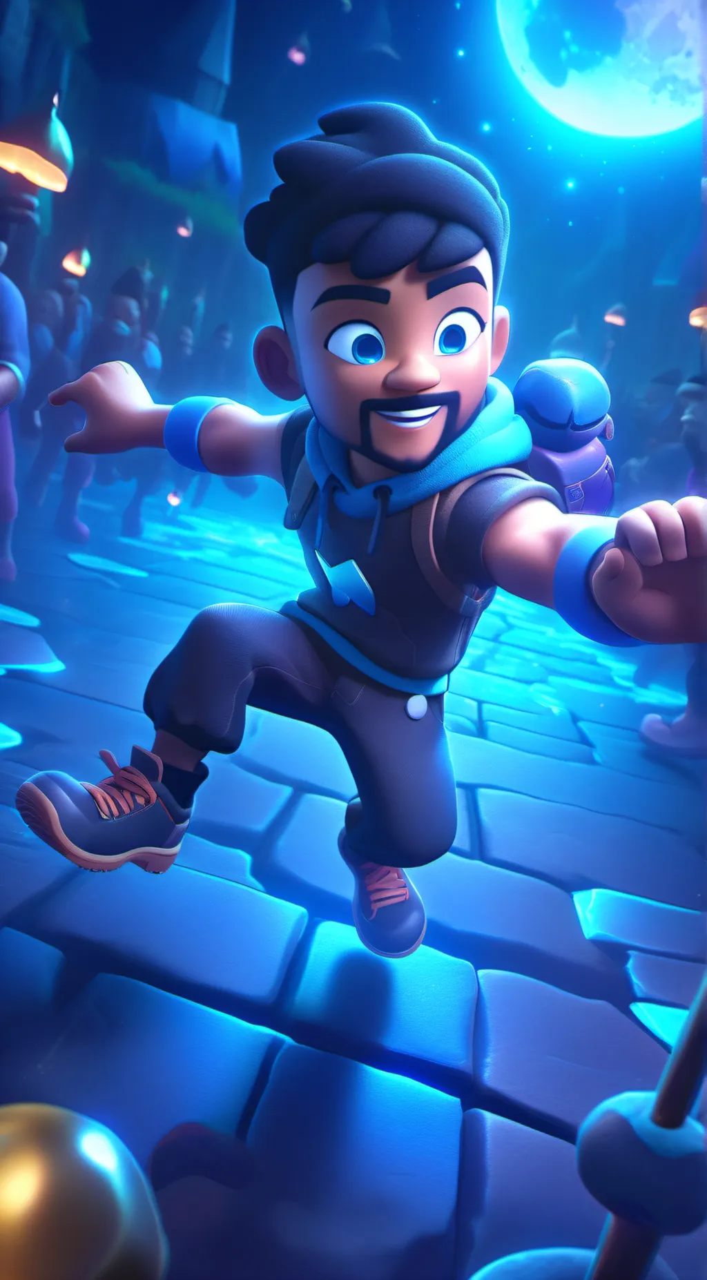 ai character: damar background