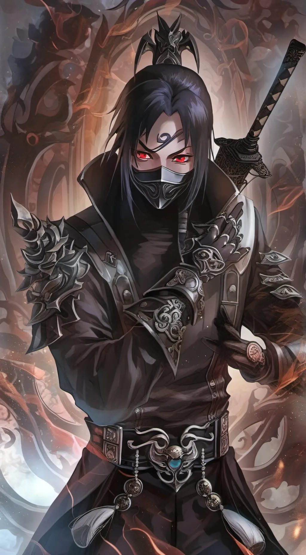 ai character: ~Guard Black~ background
