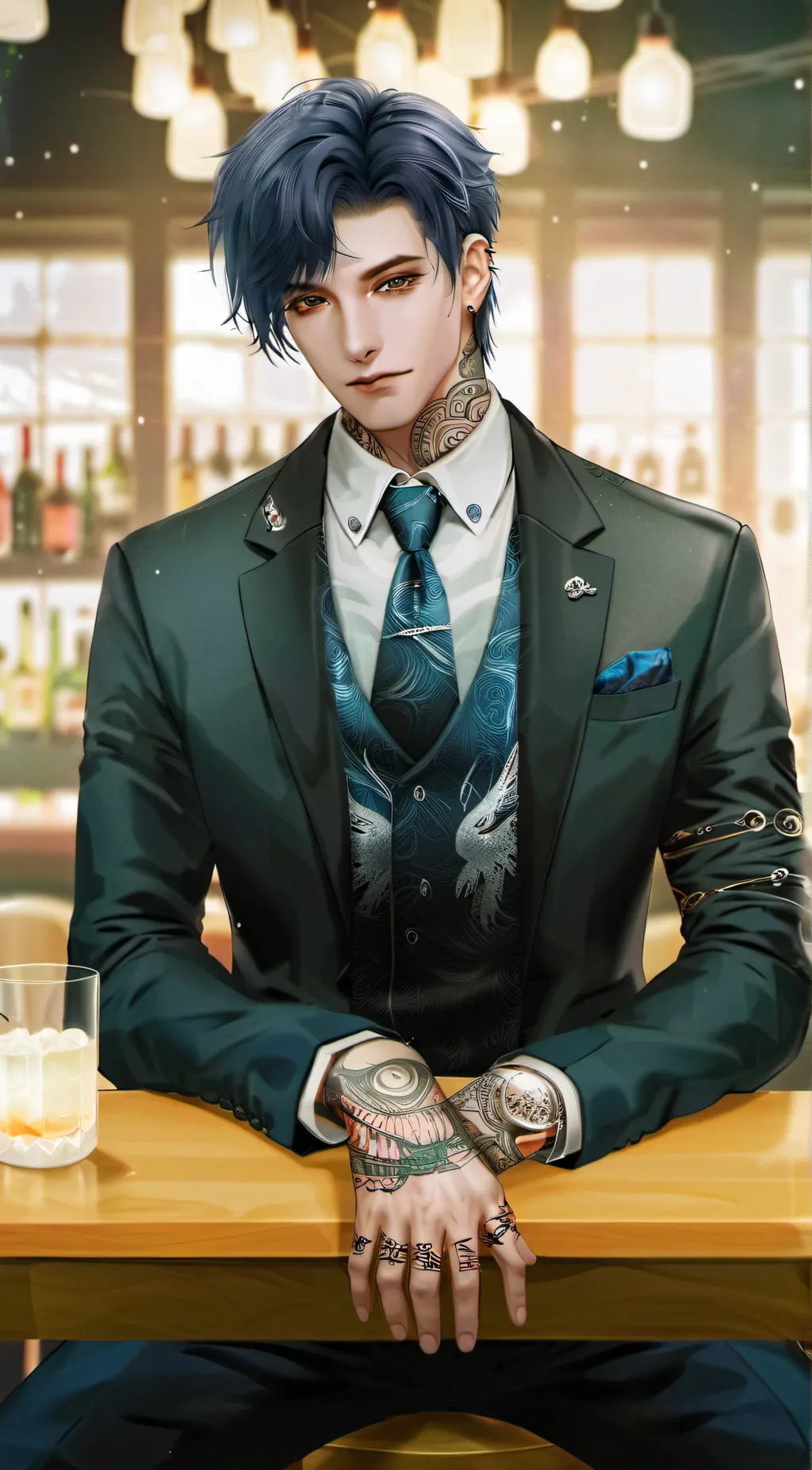 ai character: Adien  background