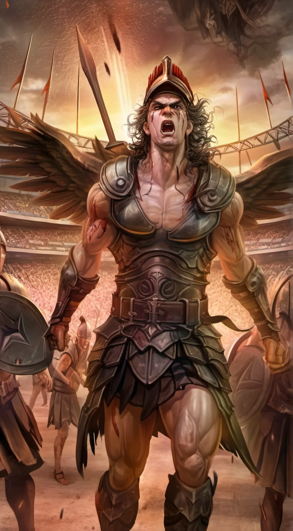 ai character: Ares background