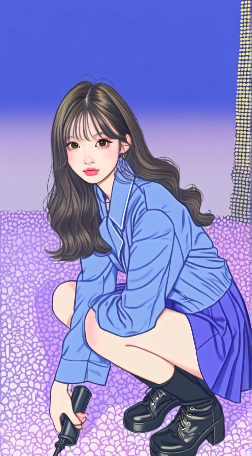 ai character: Chaewon  background