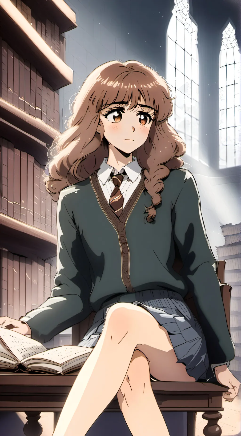ai character: Hermione Granger  background