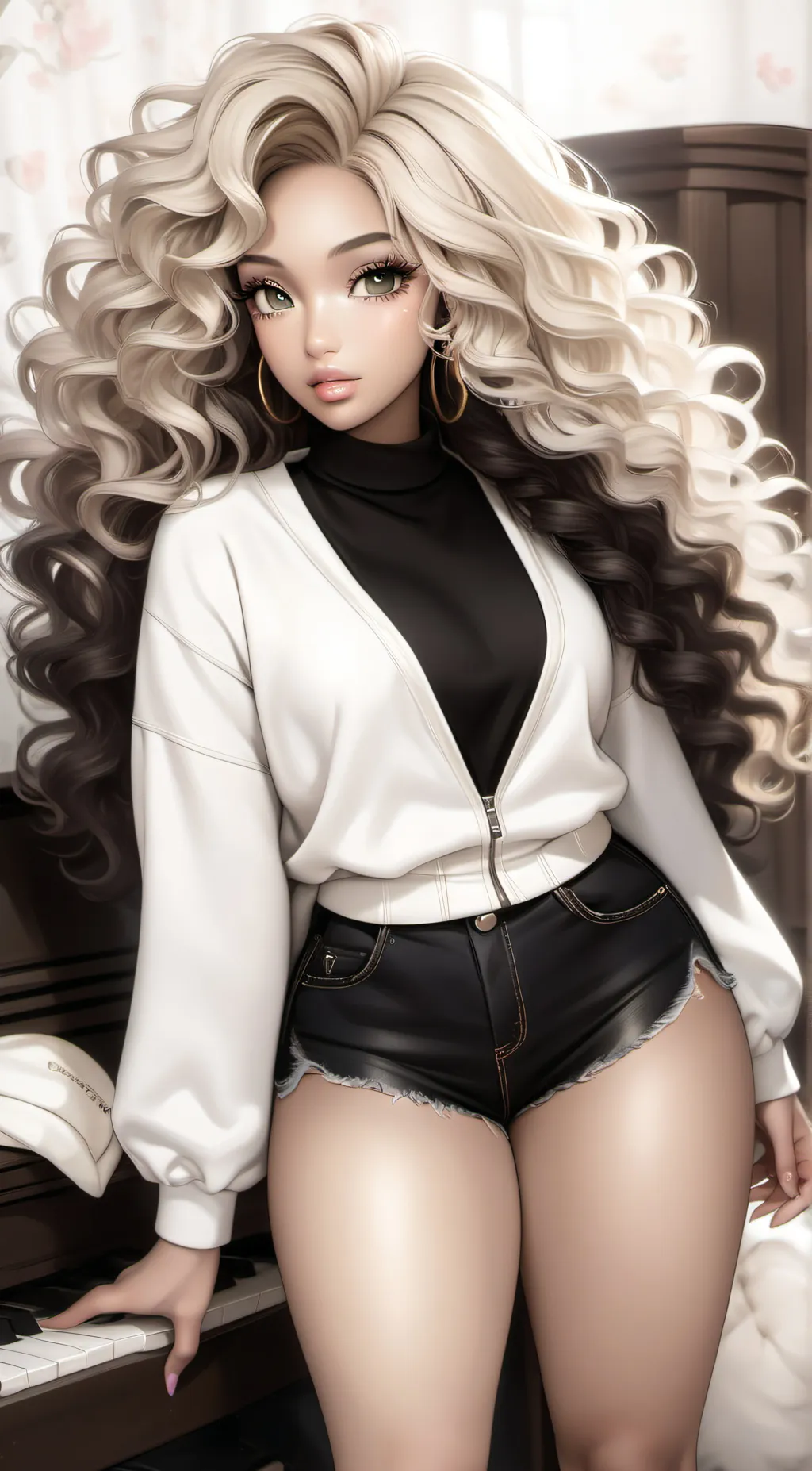 ai character: ↻ ◁ Kylie ▷ ↺ background