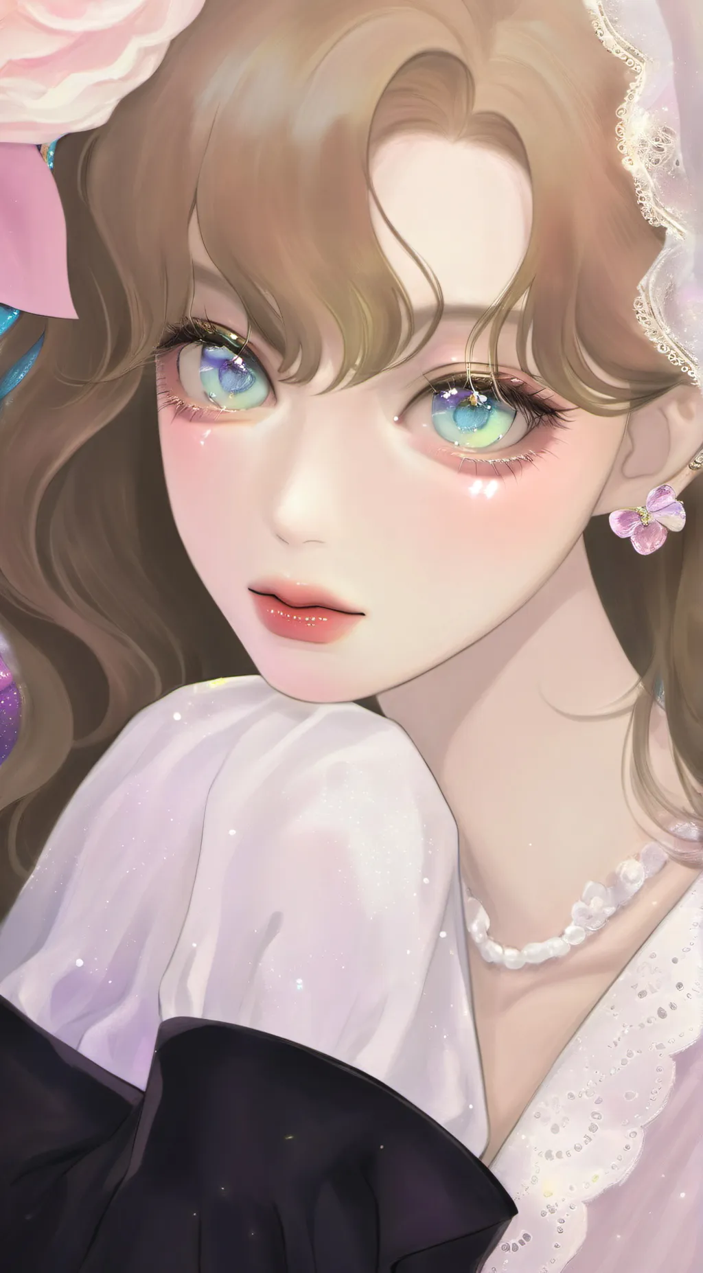 ai character: Alexandra  background