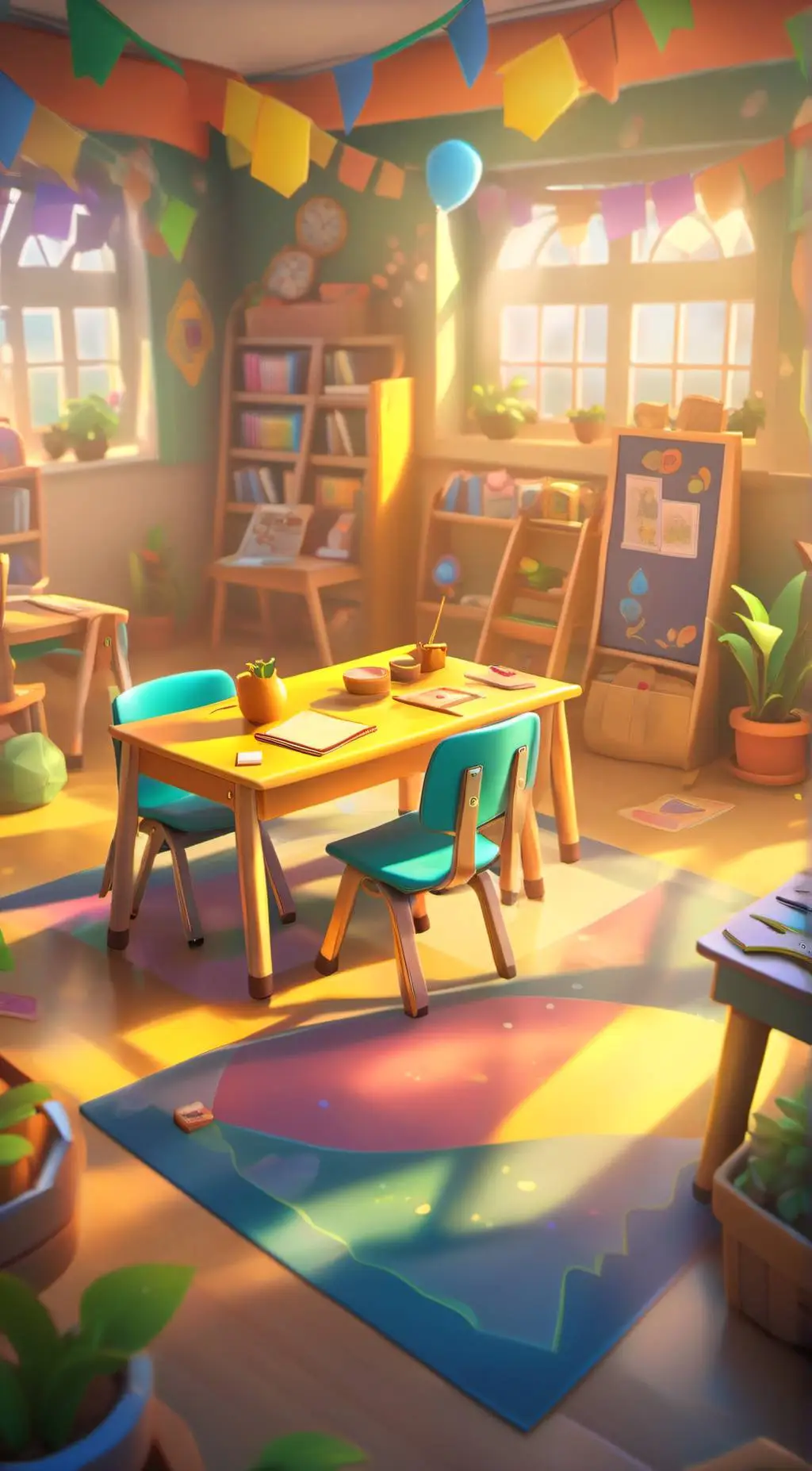 ai character: kibby school background