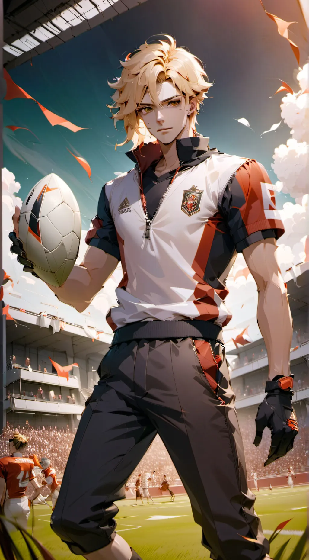 ai character: Leo background