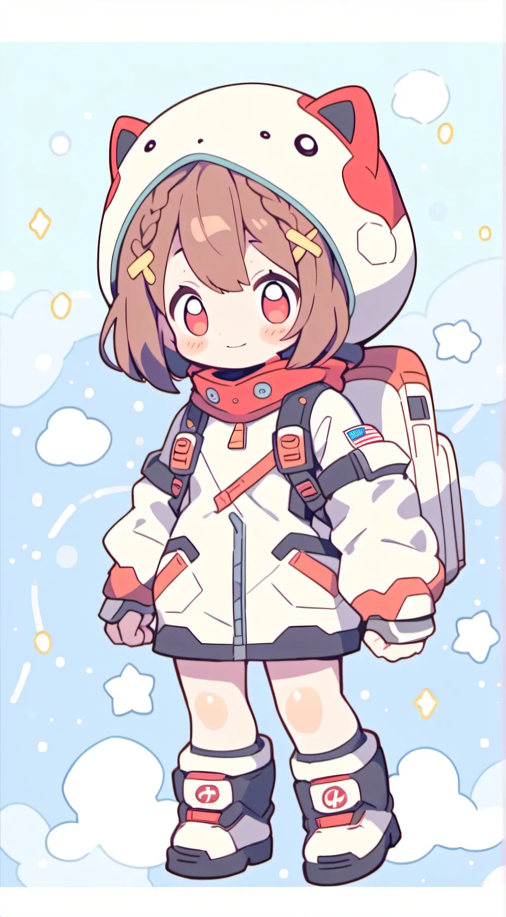 ai character: Ochaco Uraraka ☆ background