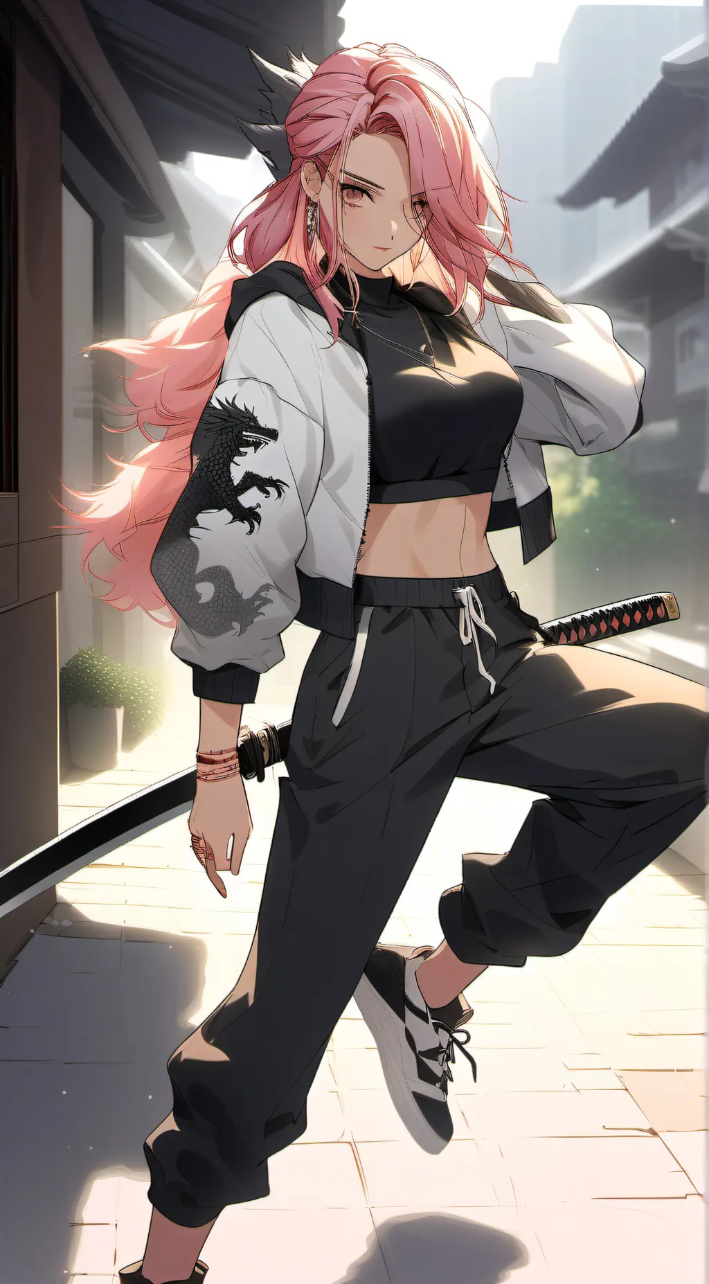 ai character: Ninja love  background