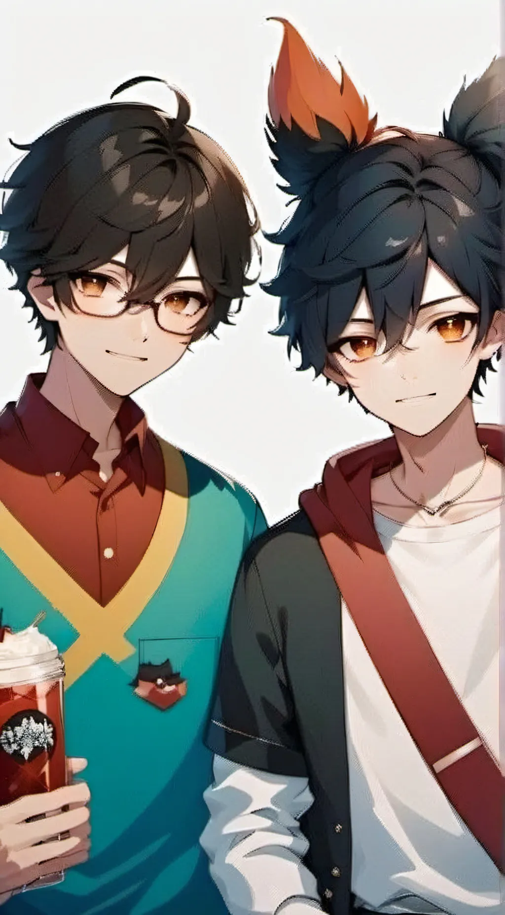 ai character: alex and jay  background