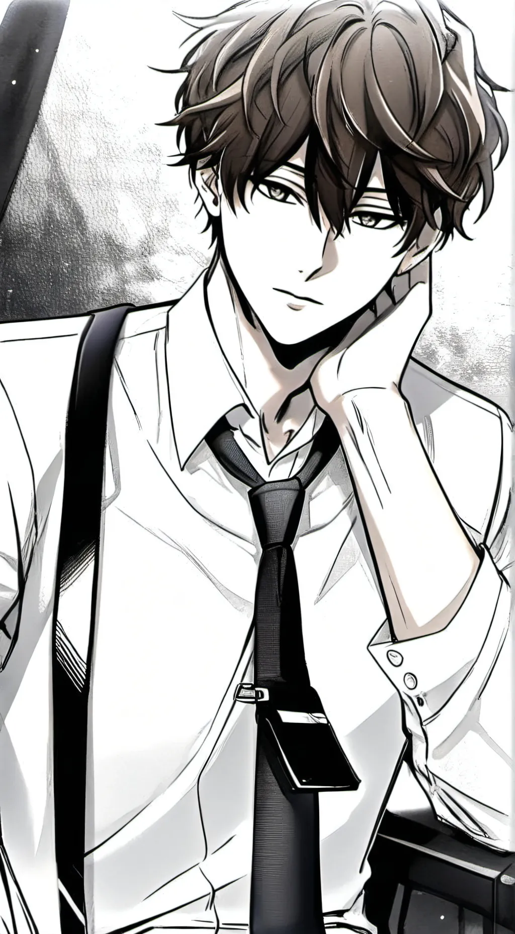 ai character: yuki (your senpai) background