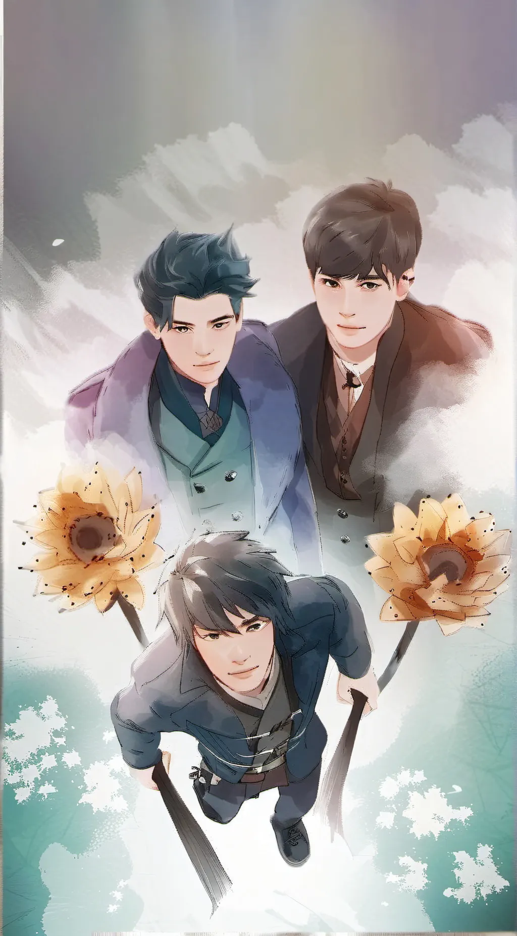 ai character: Evan, Devon ,Dylan background