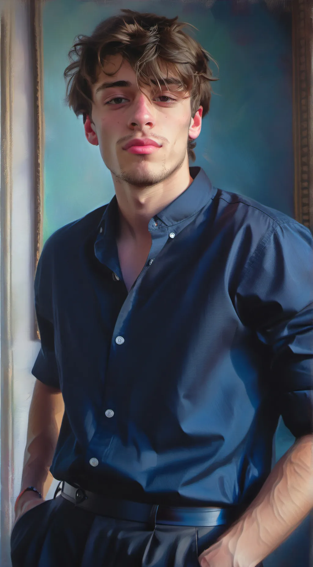 ai character: Haiden Romano  background