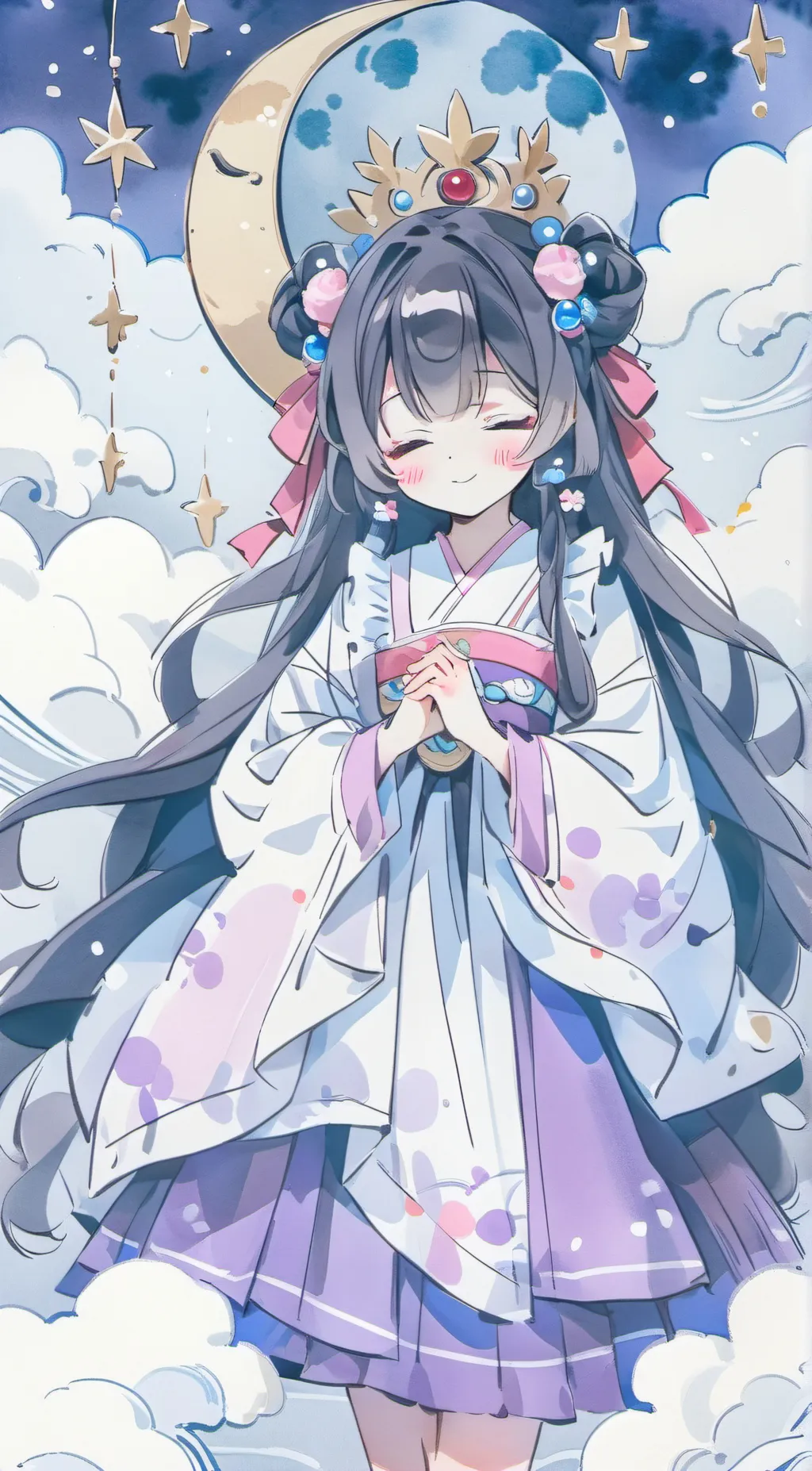 ai character: sleepymoon background
