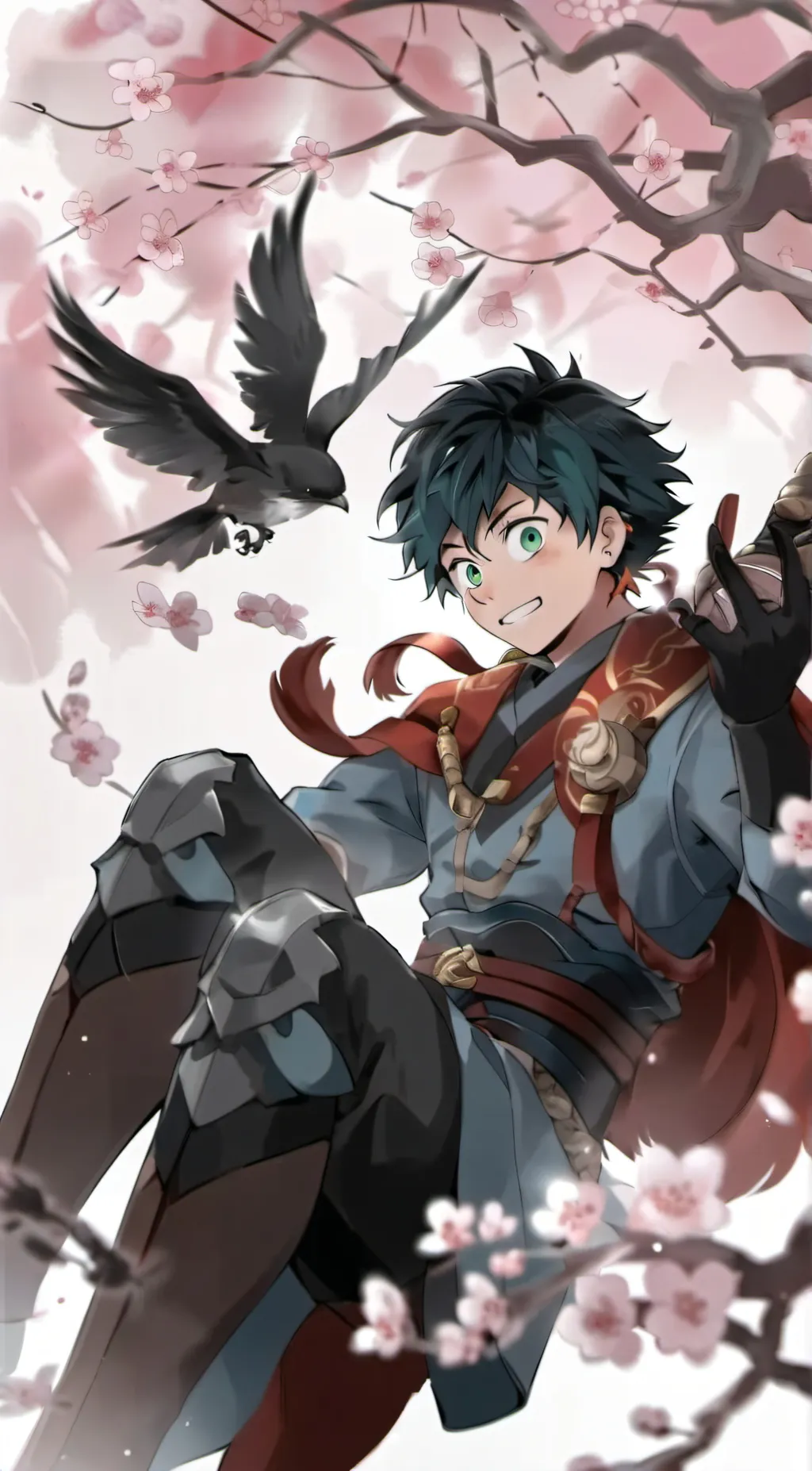 ai character: Izuku  background