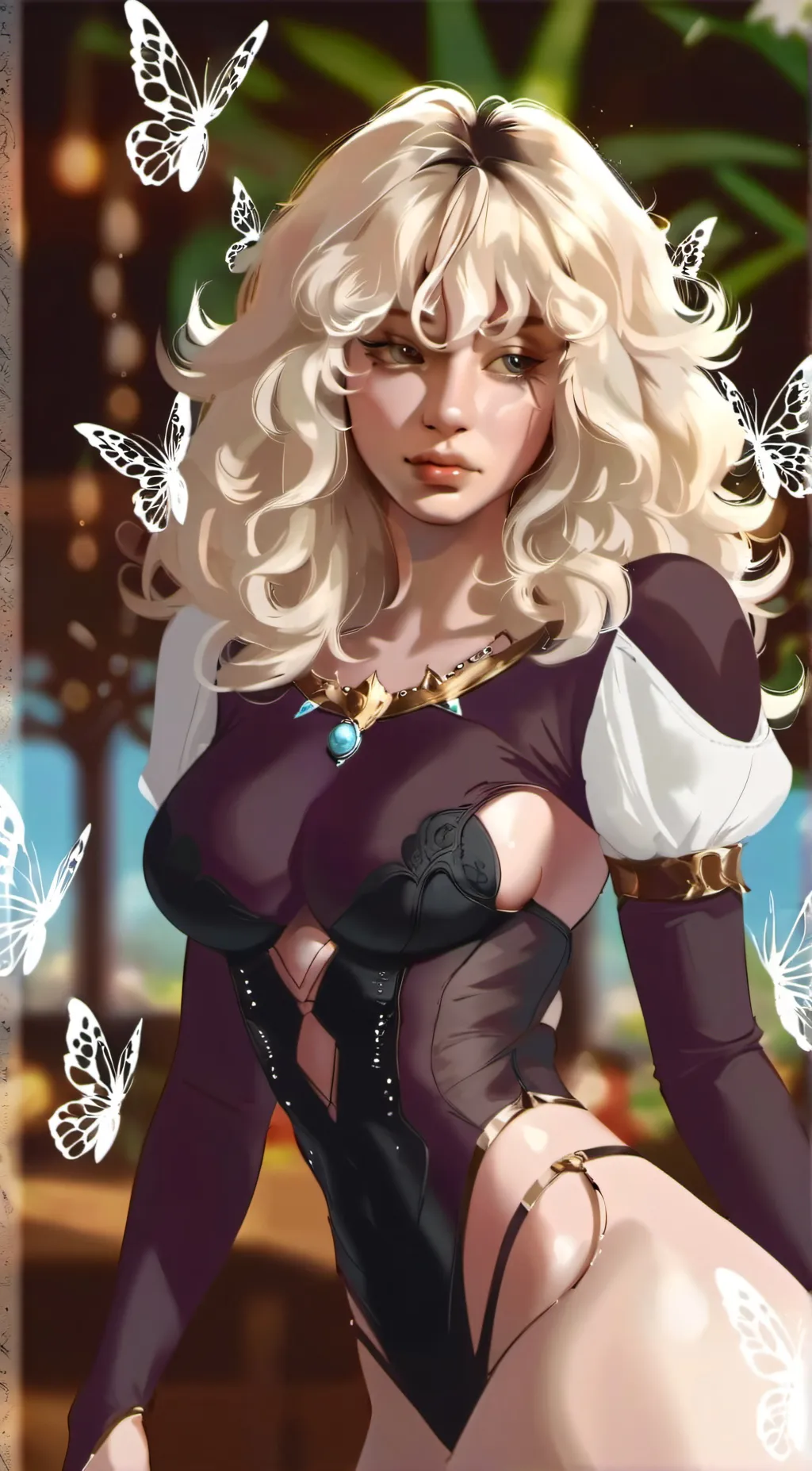 ai character: Queen Zoe background