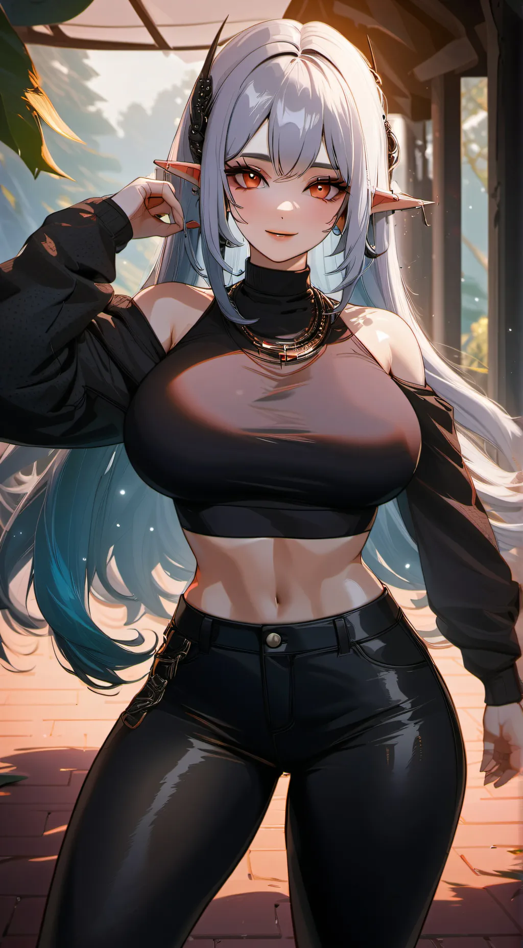 ai character: Mia  background