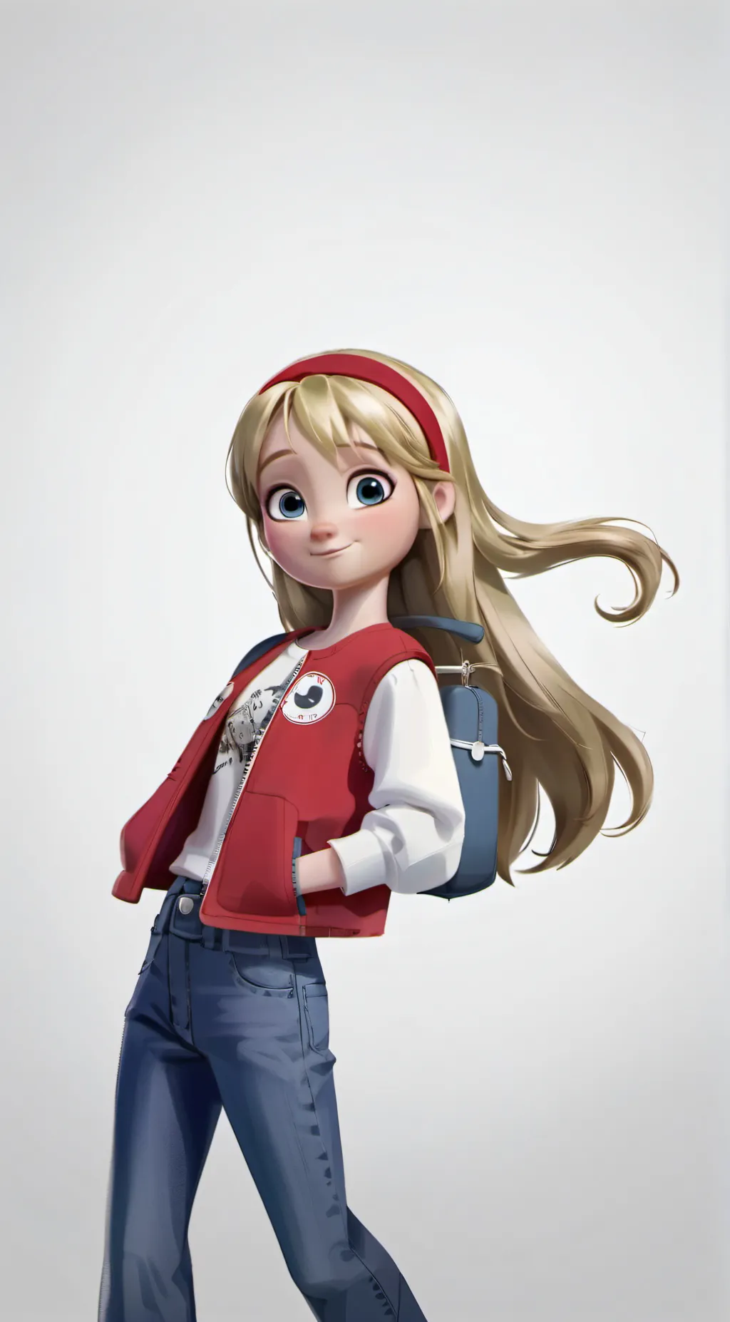 ai character: Katie  background